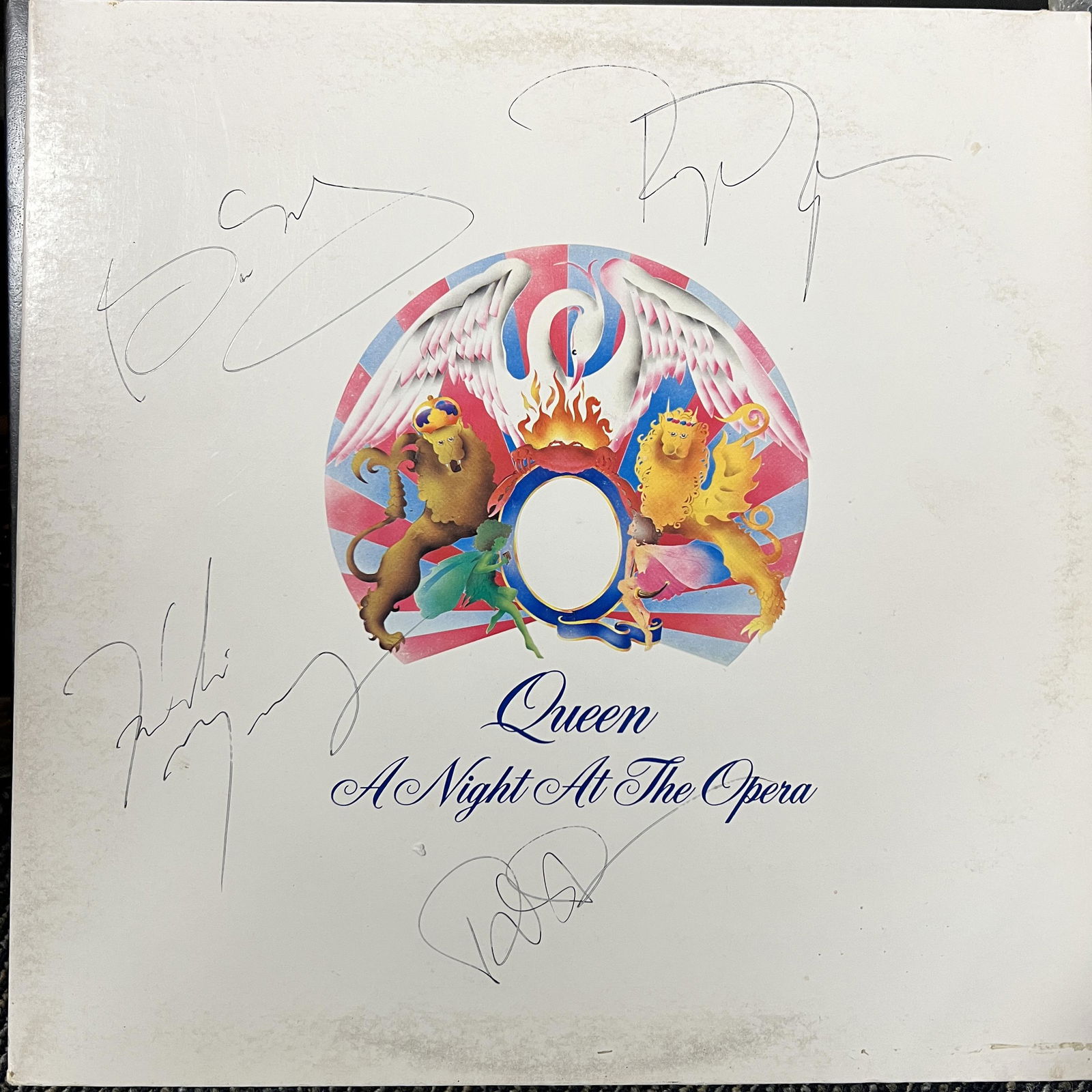 Queen Autographed Album All 4 (1 of 1)