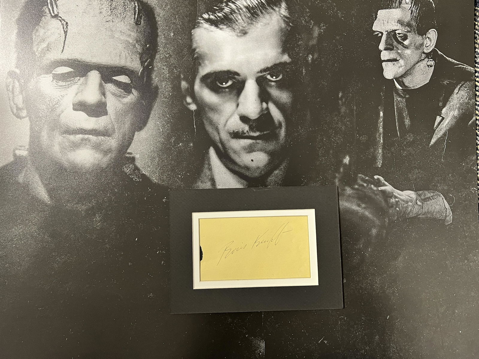 Boris Karloff Autographed Album (1 of 1)