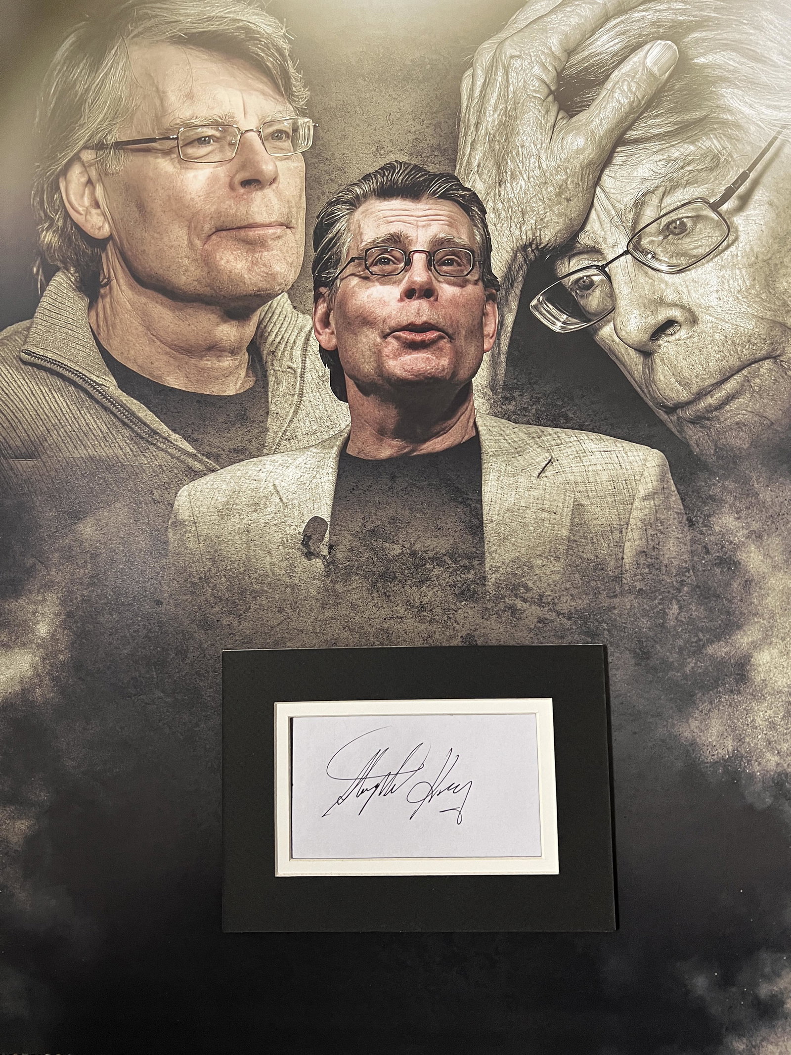 Stephen King Autographed Display (1 of 1)