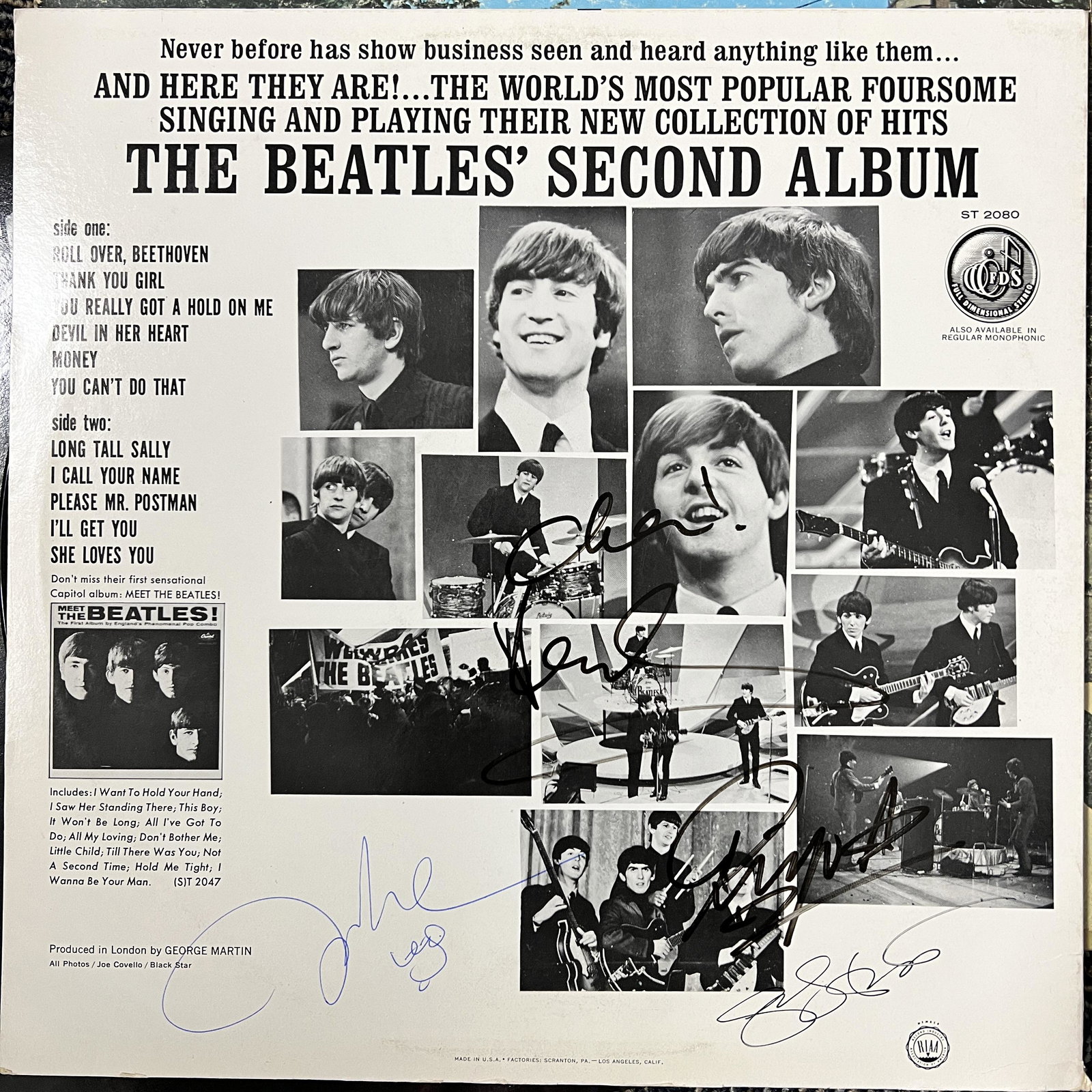 The Beatles Autographed Album All 4 (1 of 1)
