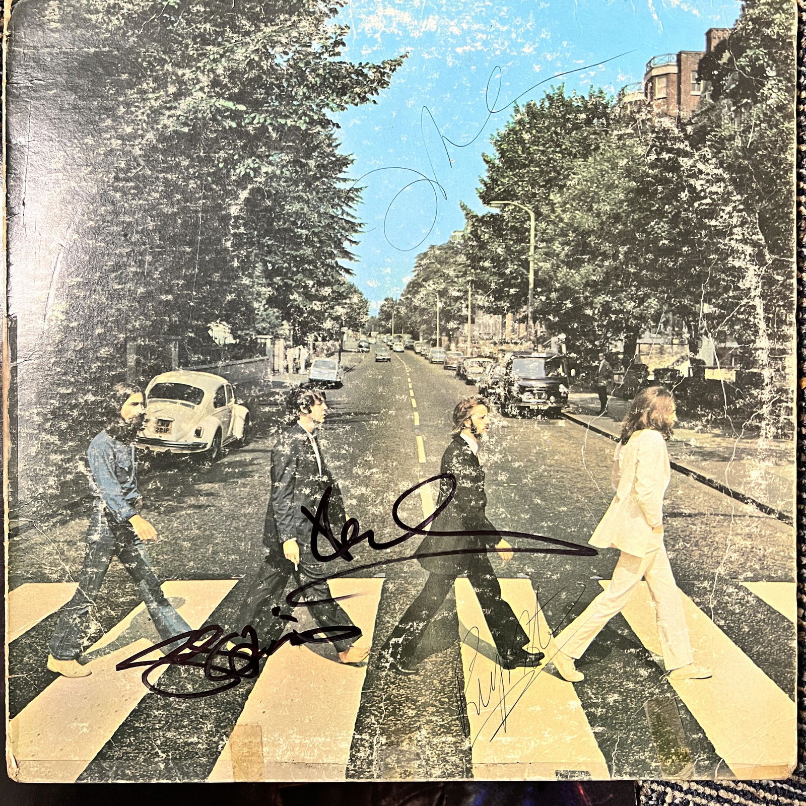The Beatles Autographed Album All 4 (1 of 1)