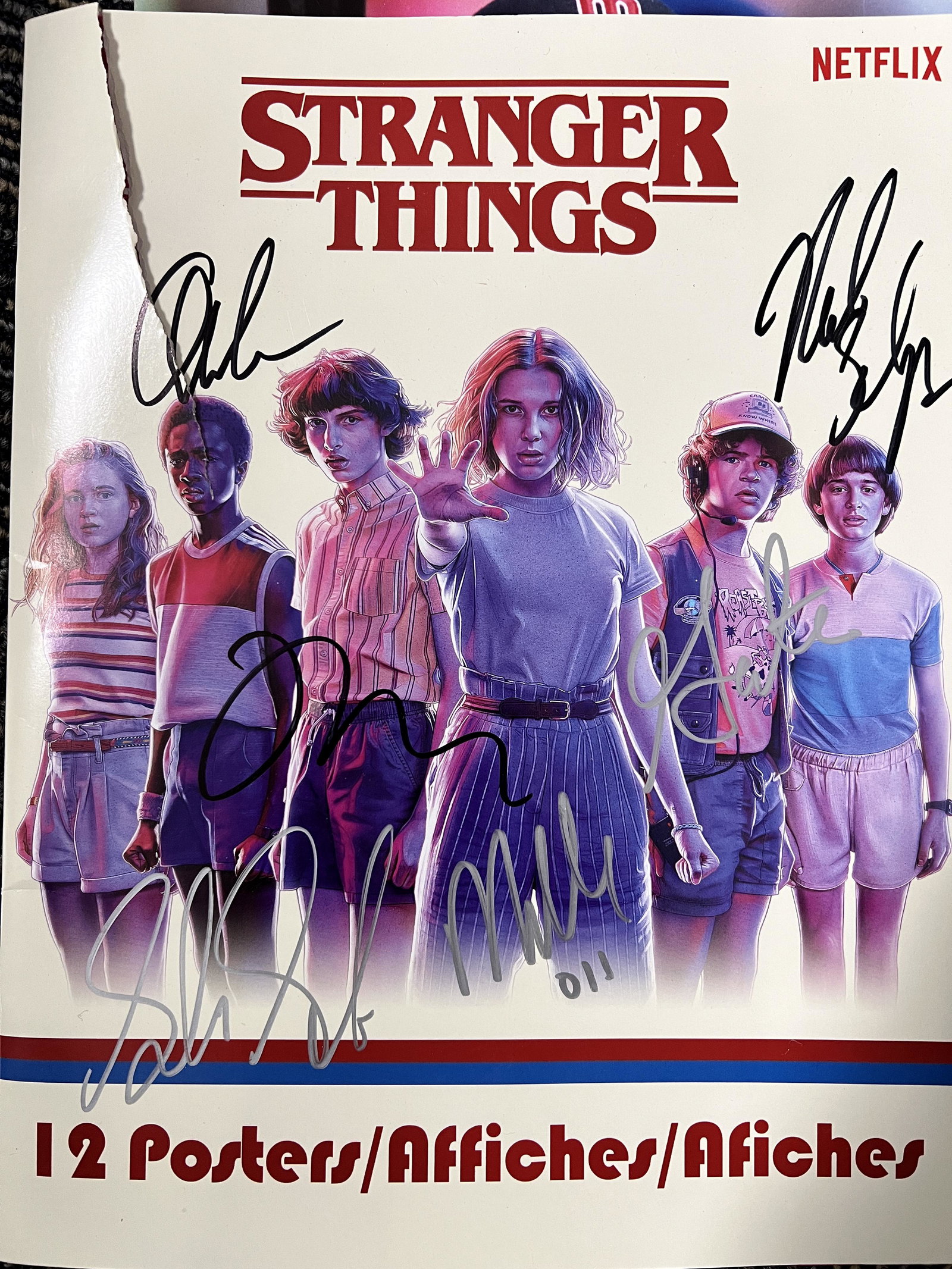 Stranger Things Autographed Book (1 of 1)