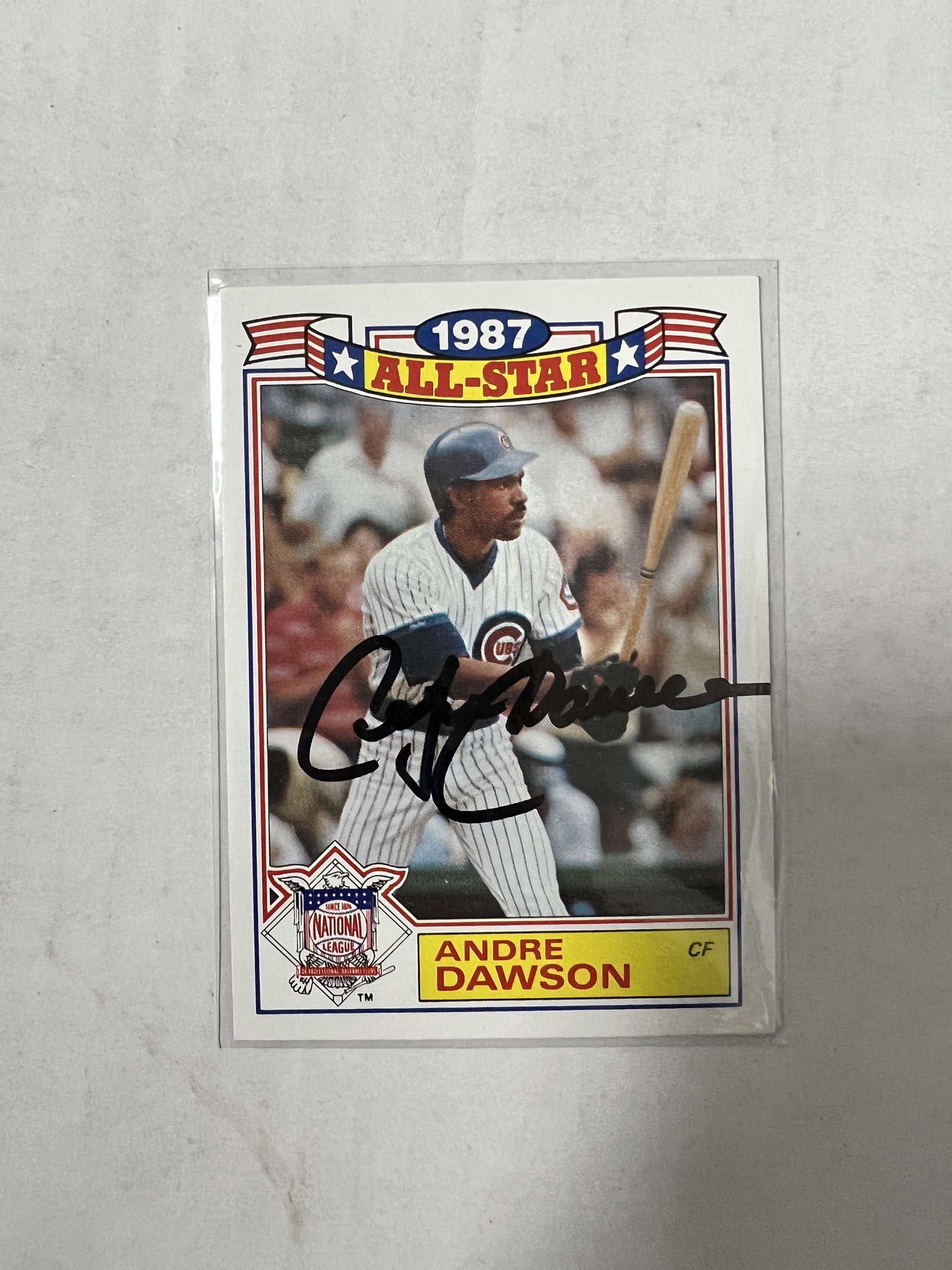 Andre Dawson Autographed Card (1 of 1)