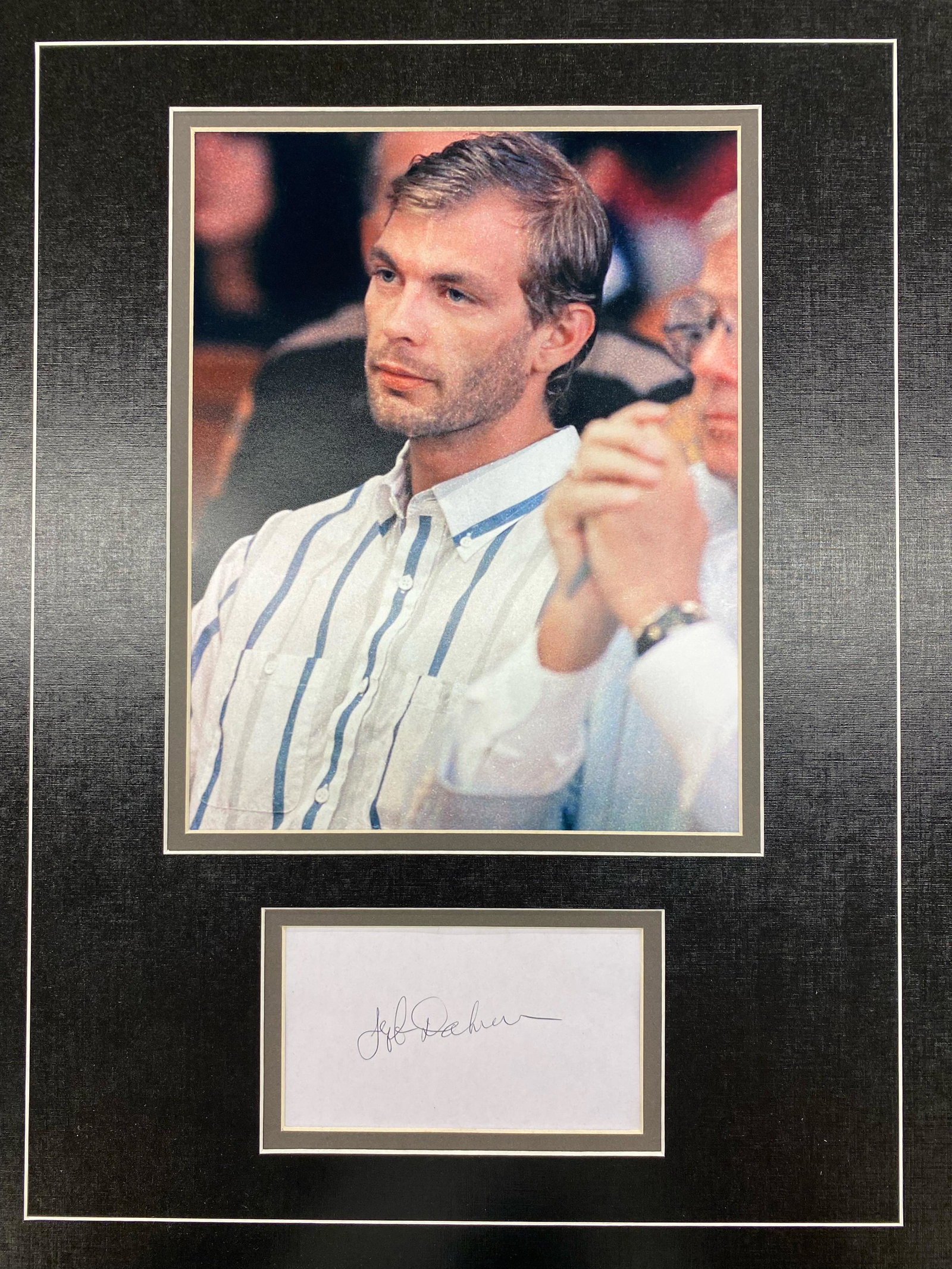 Jeffery Dahmer AUTOGRAPHED Display (1 of 1)