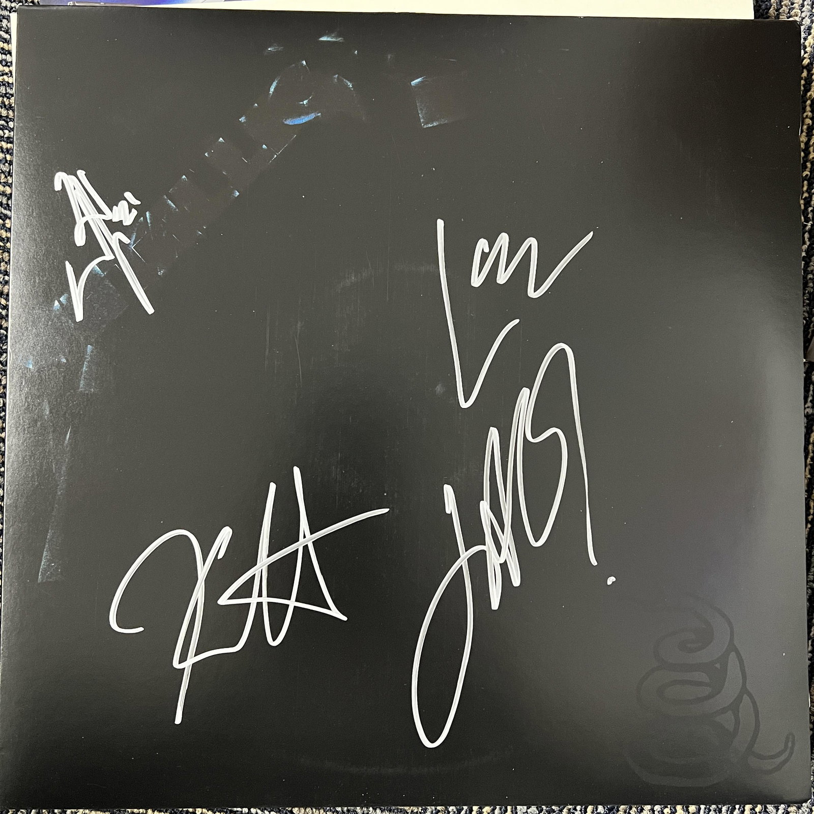 Metallica Autographed Album JAMES KIRK LARS JASON: Displays are not framed, and can be framed for a cost. Any item that needs framing will take 2-3 weeks. Framed items will state they are framed in the name of the item. All signed items come with a CO
