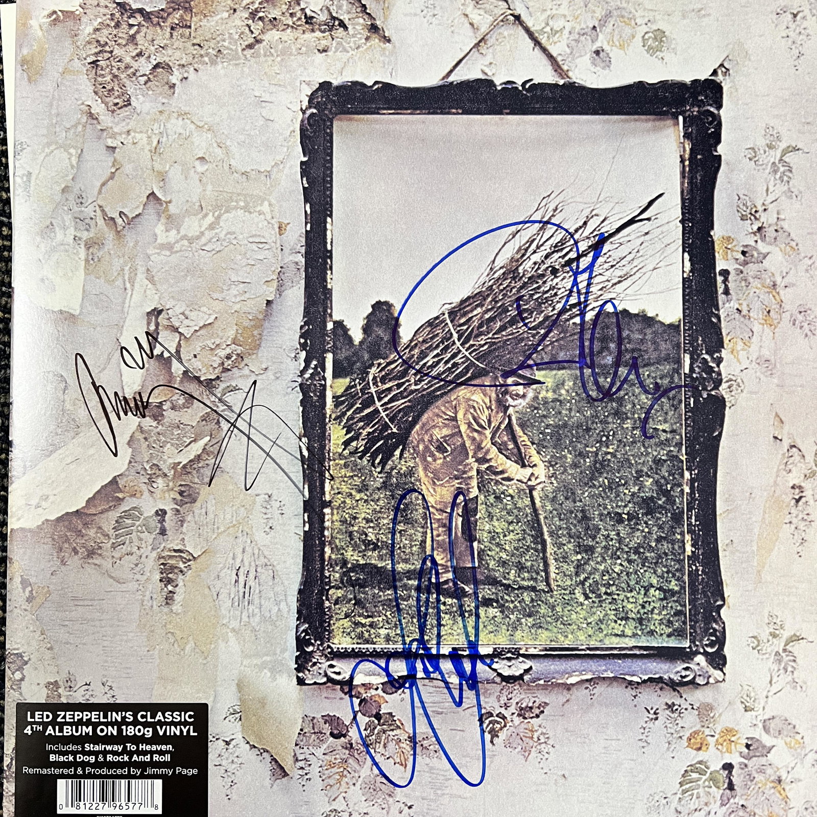 Led Zeppelin Autographed Album PAGE PLANT JONES (1 of 1)