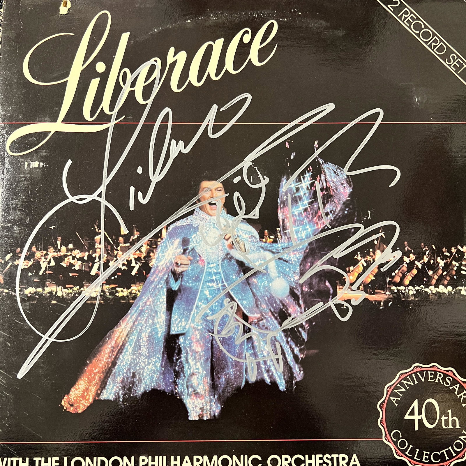 Liberace Autographed Album (1 of 1)