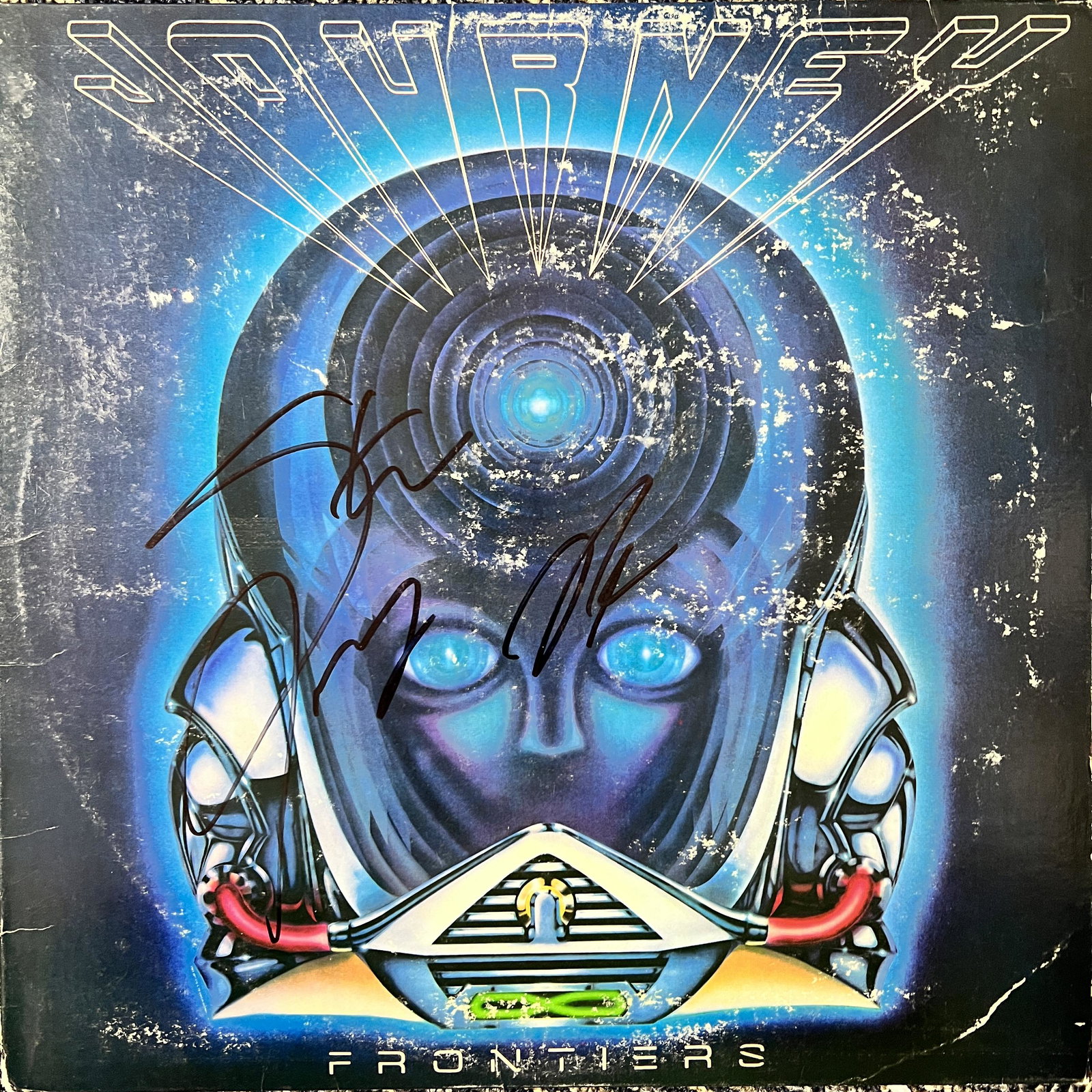 Journey Autographed Album Steve and Neil: Displays are not framed, and can be framed for a cost. Framed items will state they are framed in the name of the item. All signed items come with a COA FROM ICZ AUCTIONS. Ask any and all questions BE