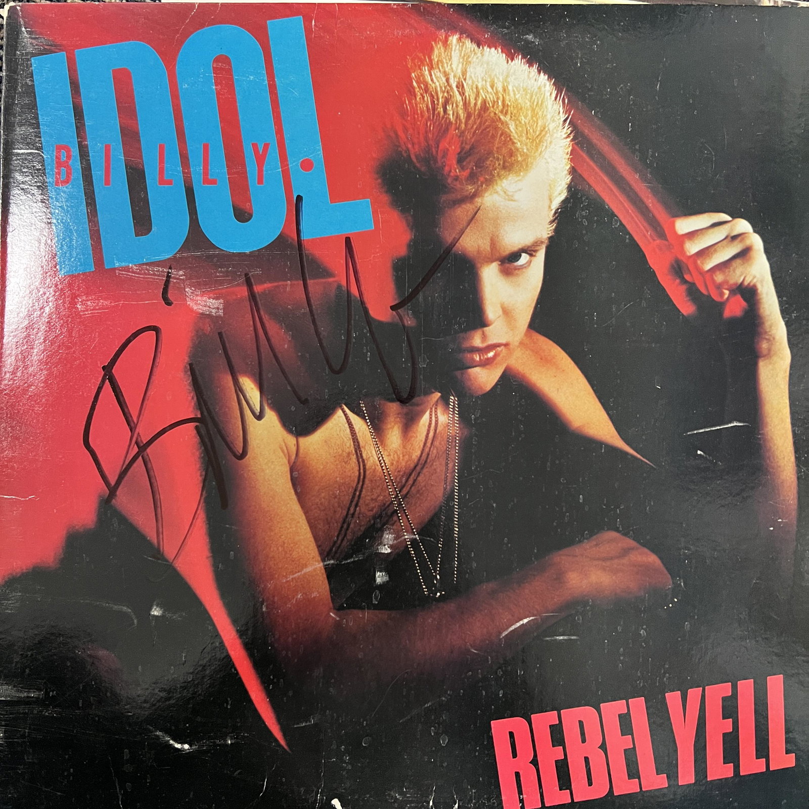 Billy Idol Autographed Album (1 of 1)
