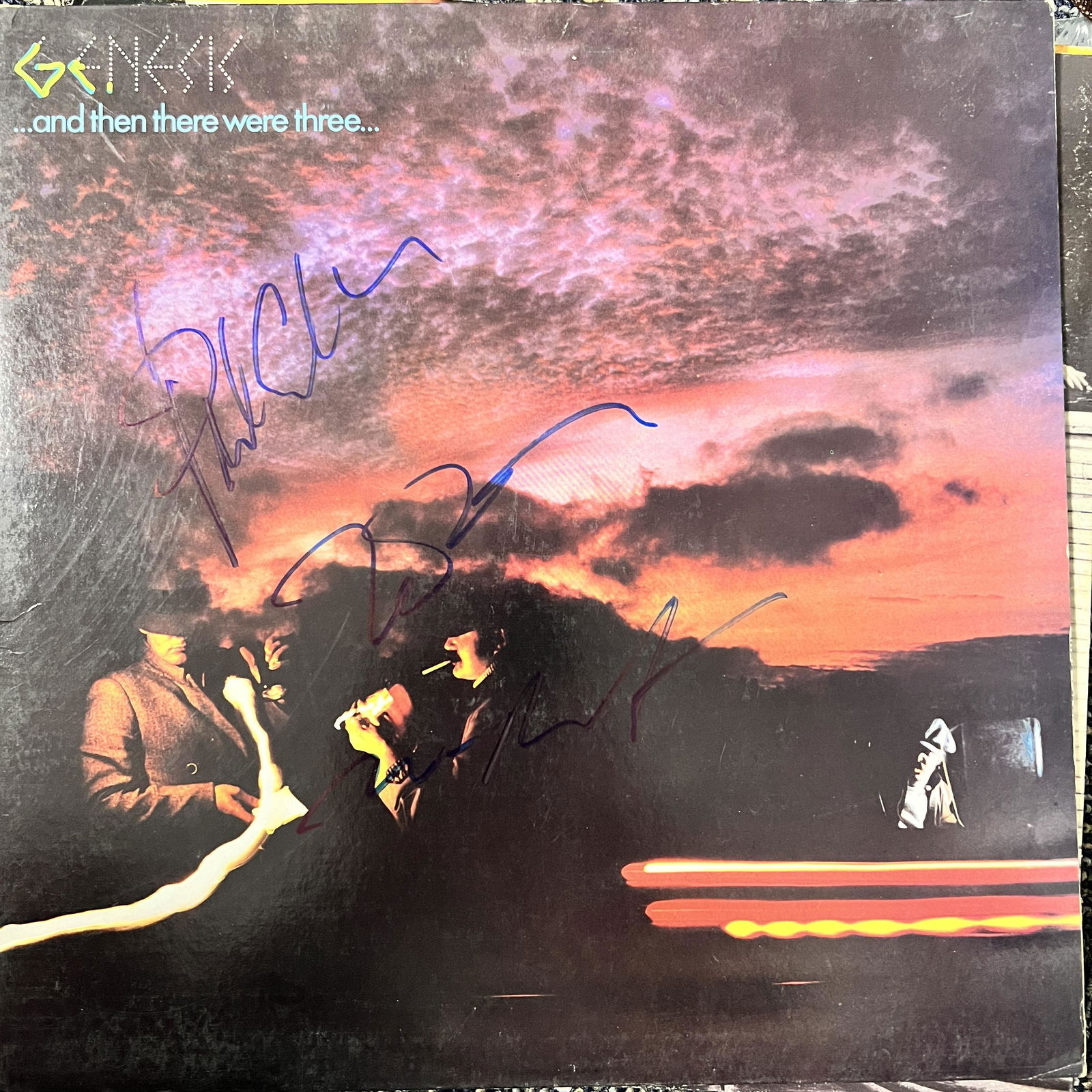 Genesis Autographed Album PHIL TONY MIKE (1 of 1)