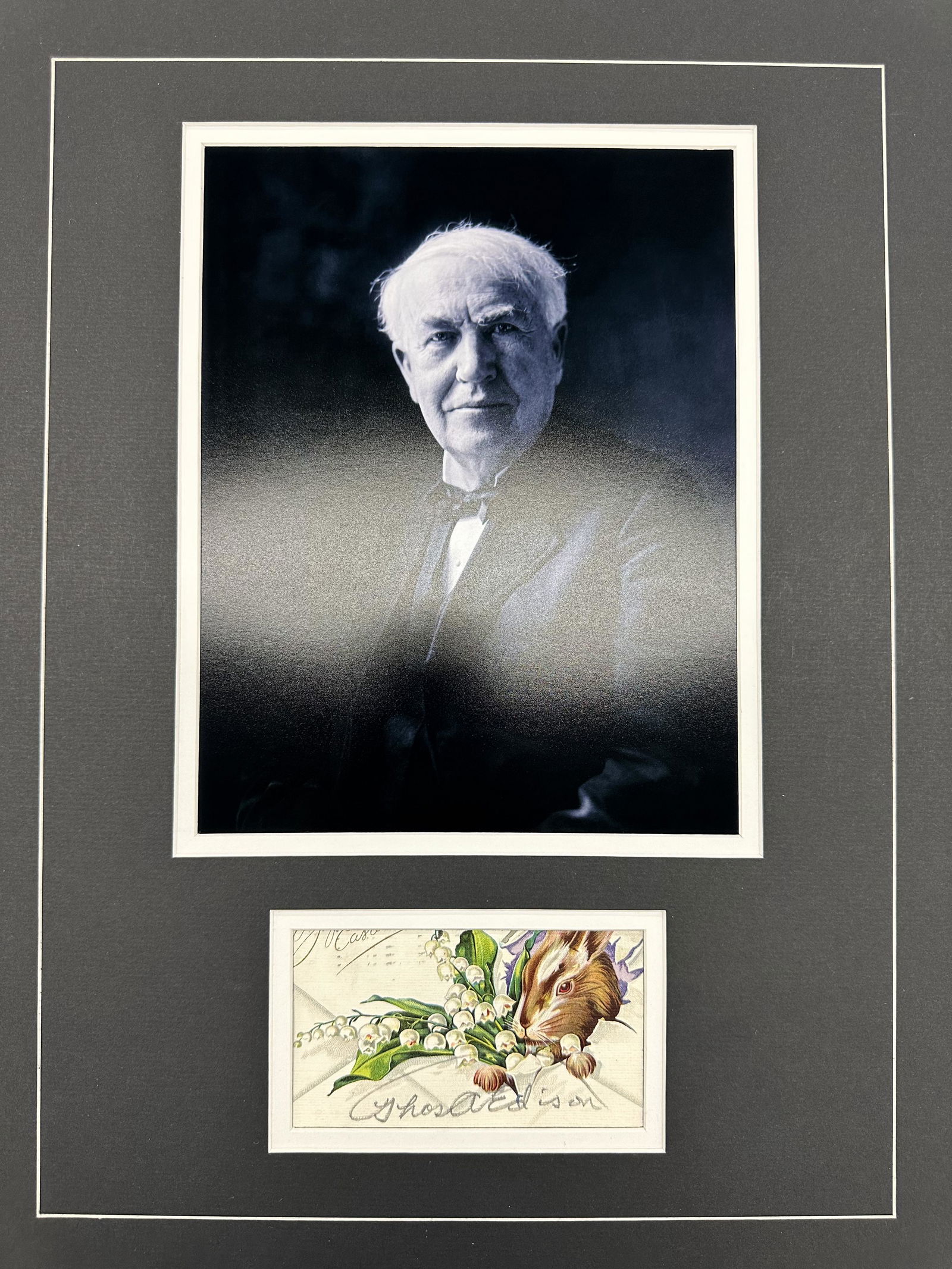 Thomas Edison Autographed Card (1 of 1)