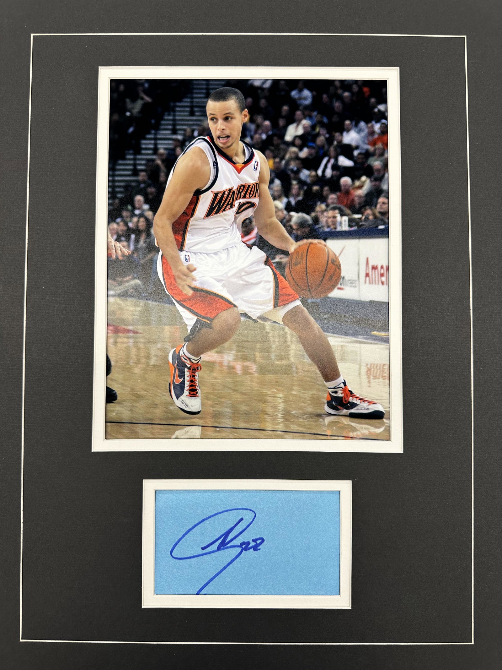 Stephen Curry Autographed Display (1 of 1)