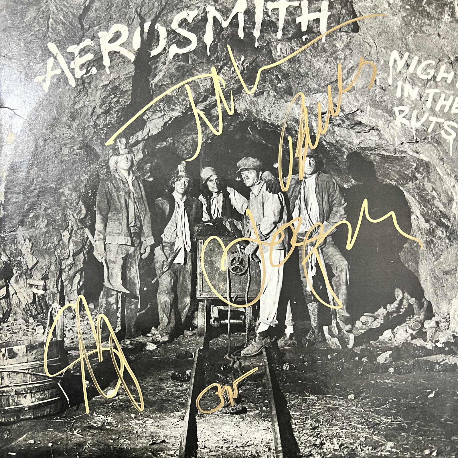 Aerosmith AUTOGRAPHED Album All 5 (1 of 1)