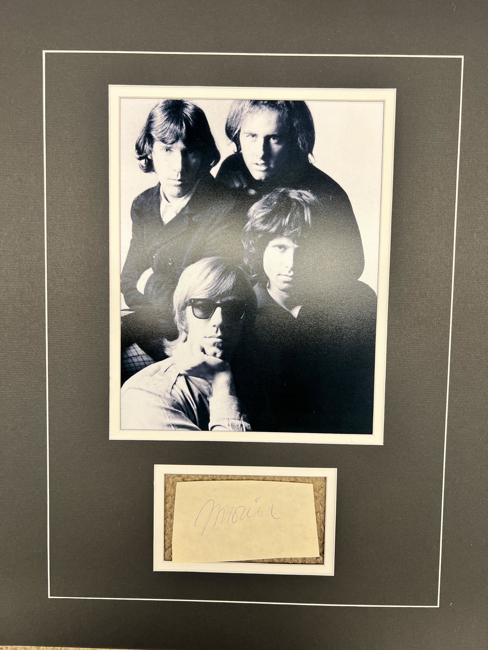 Jim Morrison Autographed Display (1 of 1)
