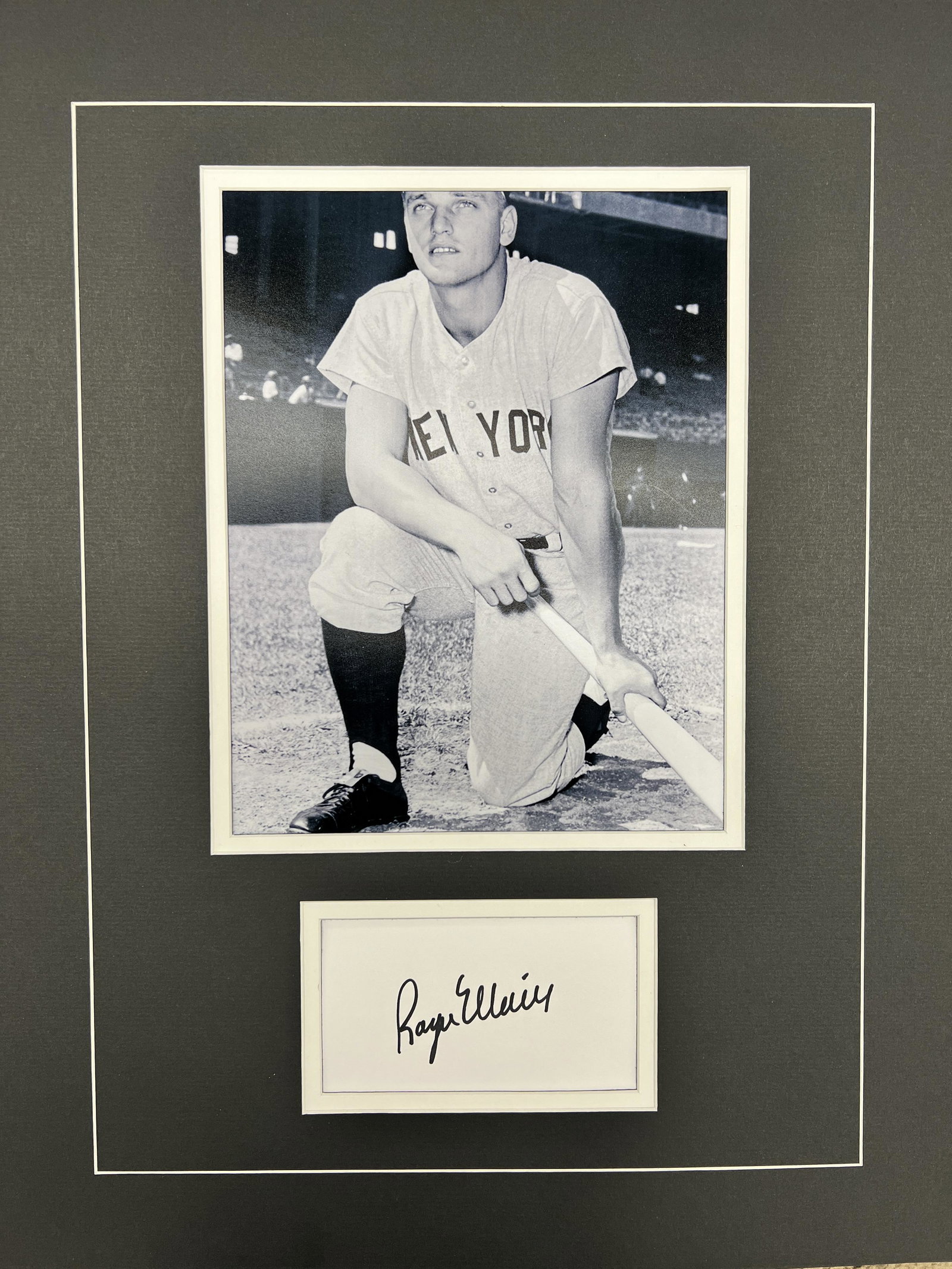 Roger Maris Autographed Display (1 of 1)