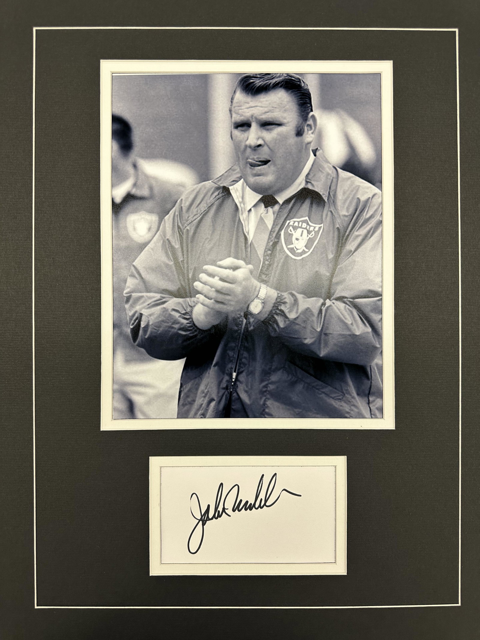 John Madden Autographed Display (1 of 1)