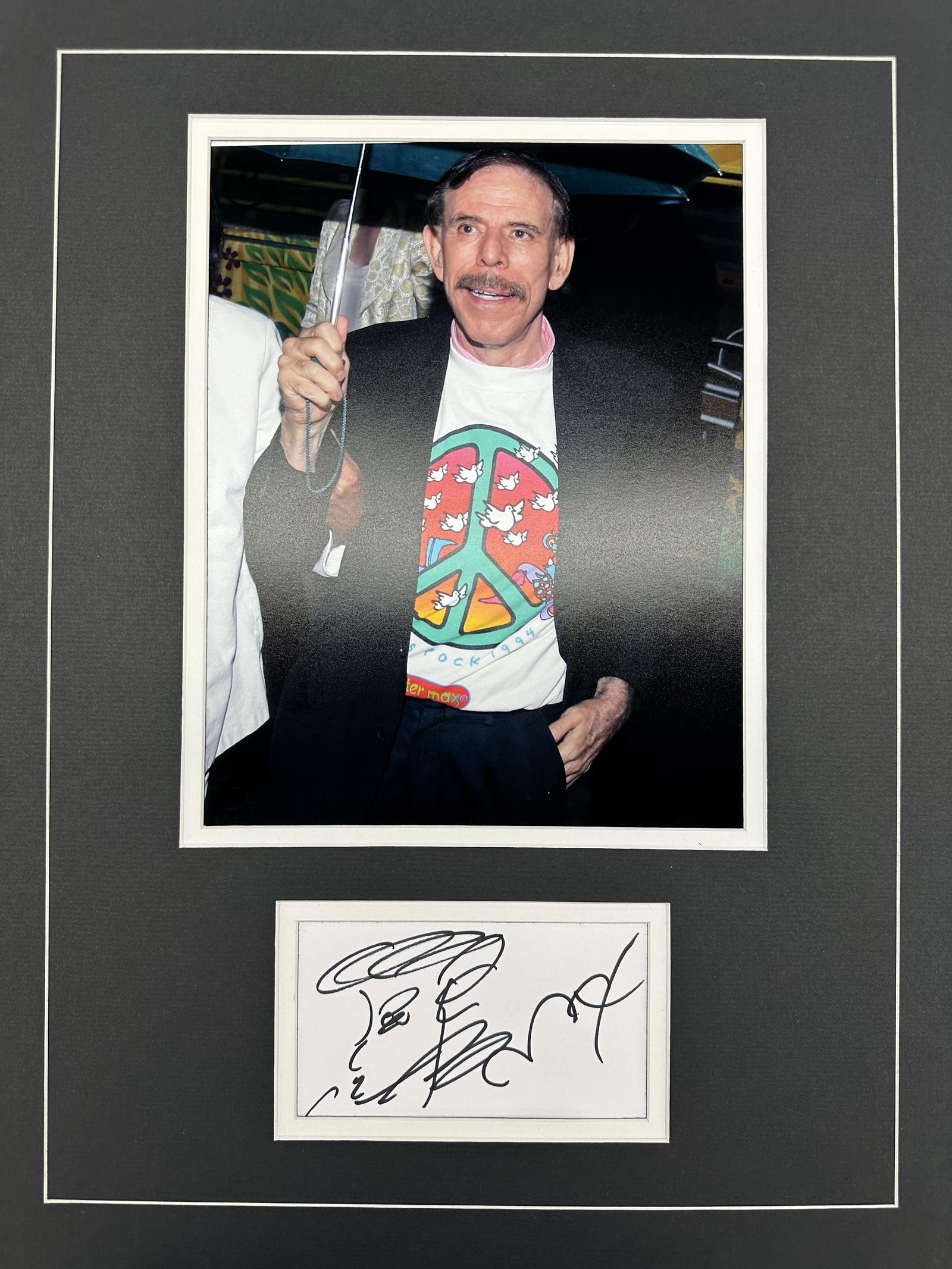 Peter Max AUTOGRAPHED Display (1 of 1)