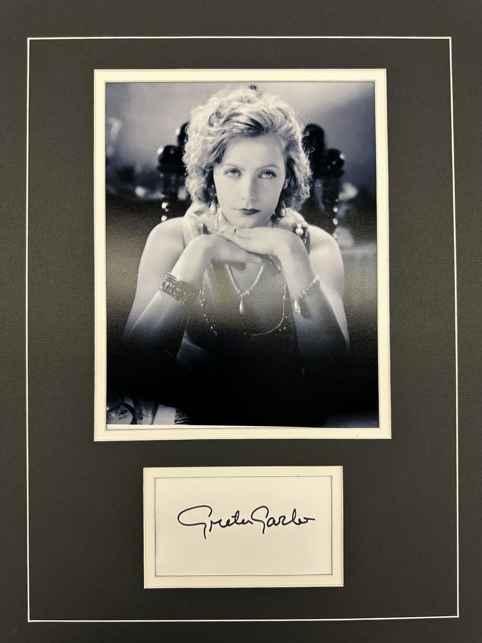 Greta Garbo AUTOGRAPHED Display (1 of 1)