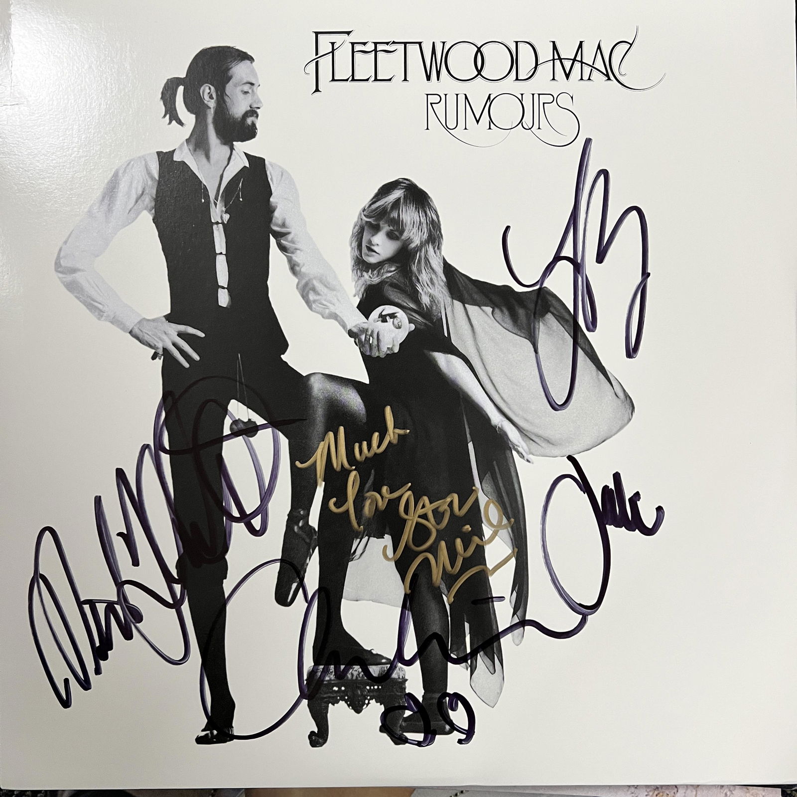 Fleetwood Mac Autographed Album All 5 (1 of 1)