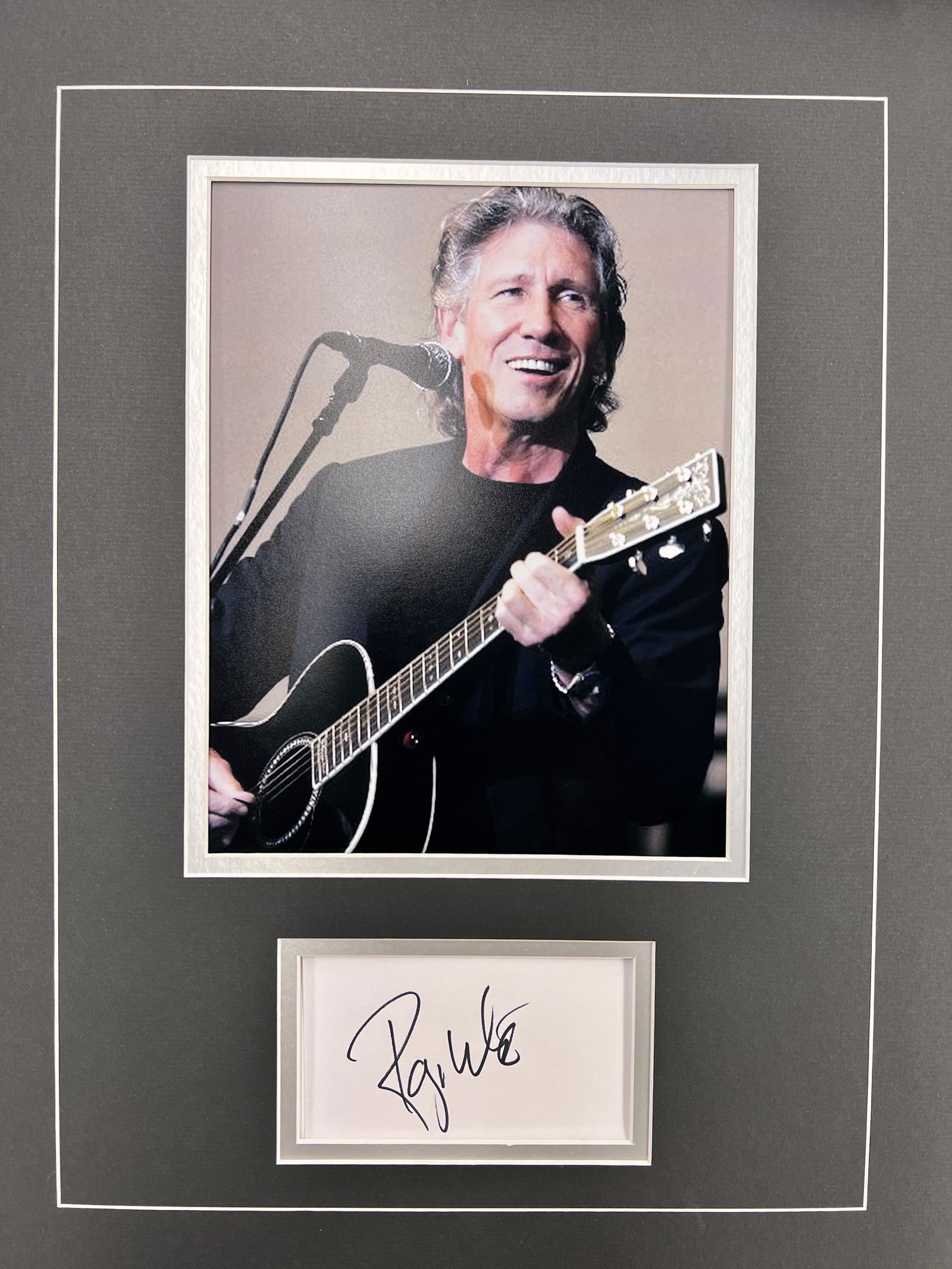 Roger Waters Autographed Display (1 of 1)