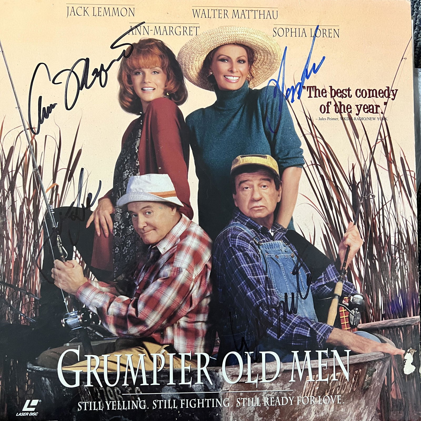 Grumpy Old Men Autographed LaserDisc Signed by all LOREN! (1 of 1)