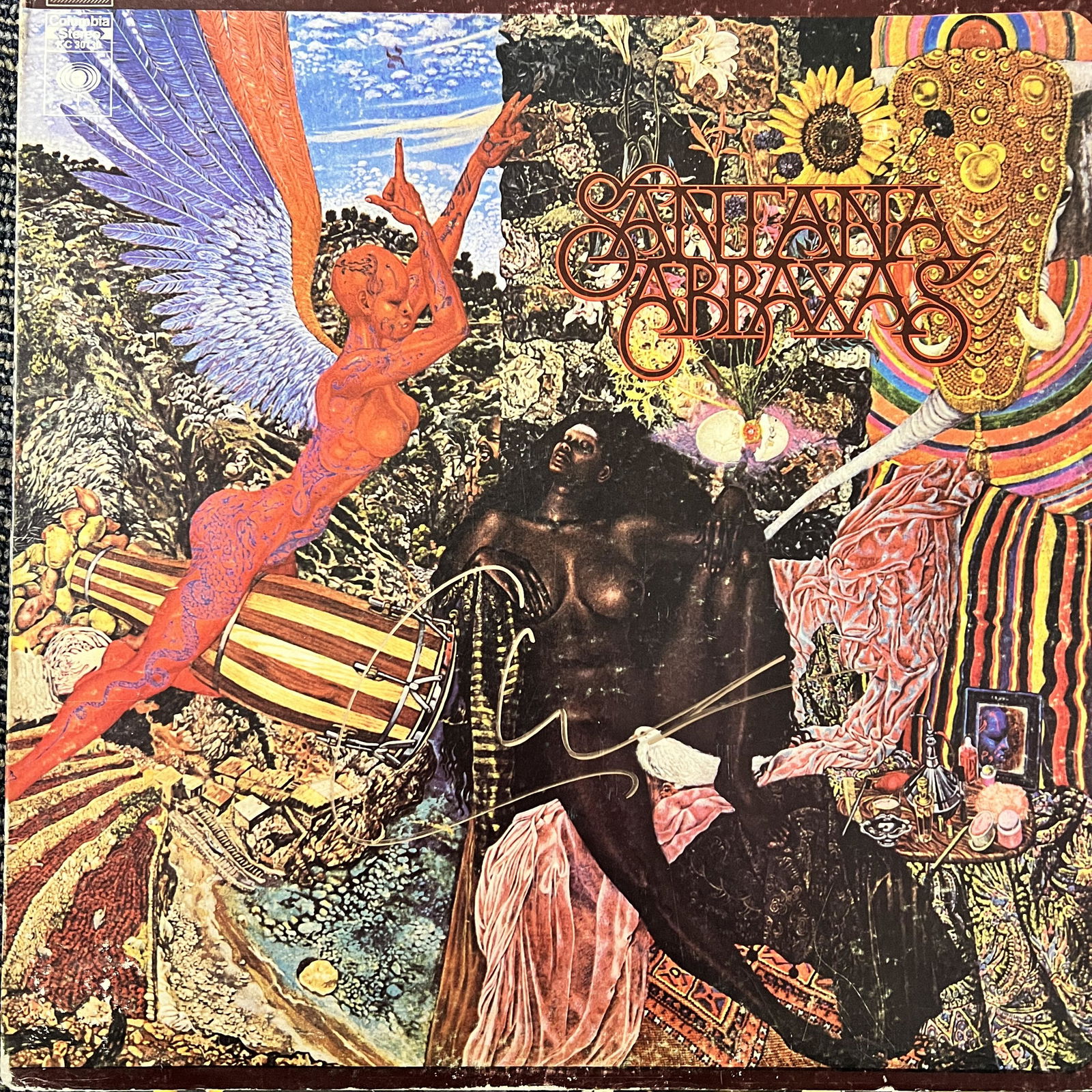 Santana Autographed Album (1 of 1)