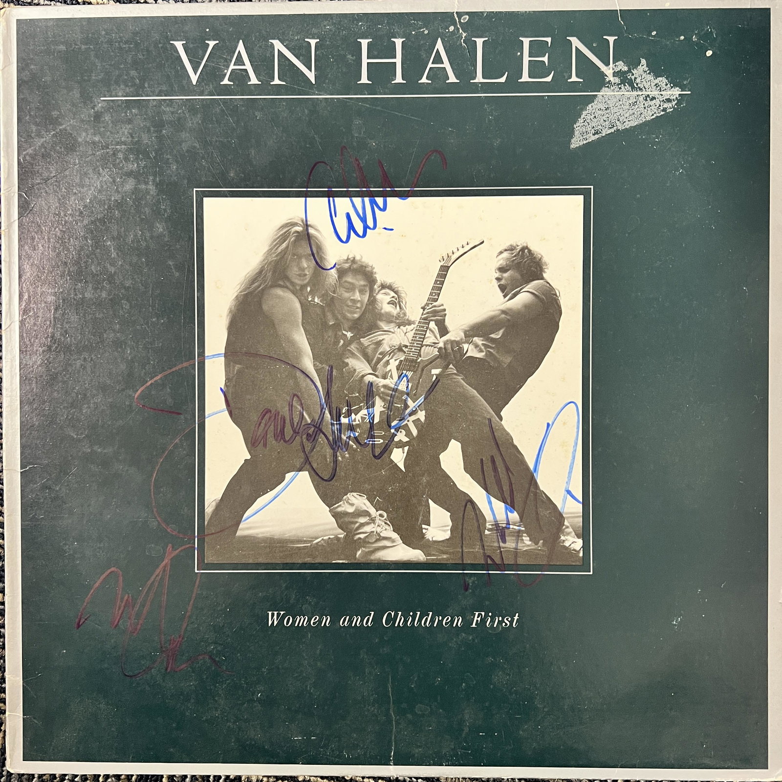 Van Halen Autographed Album All 4: Displays are not framed, and can be framed for a cost. Framed items will state they are framed in the name of the item. All signed items come with a COA. Ask any and all questions BEFORE bidding. Sign