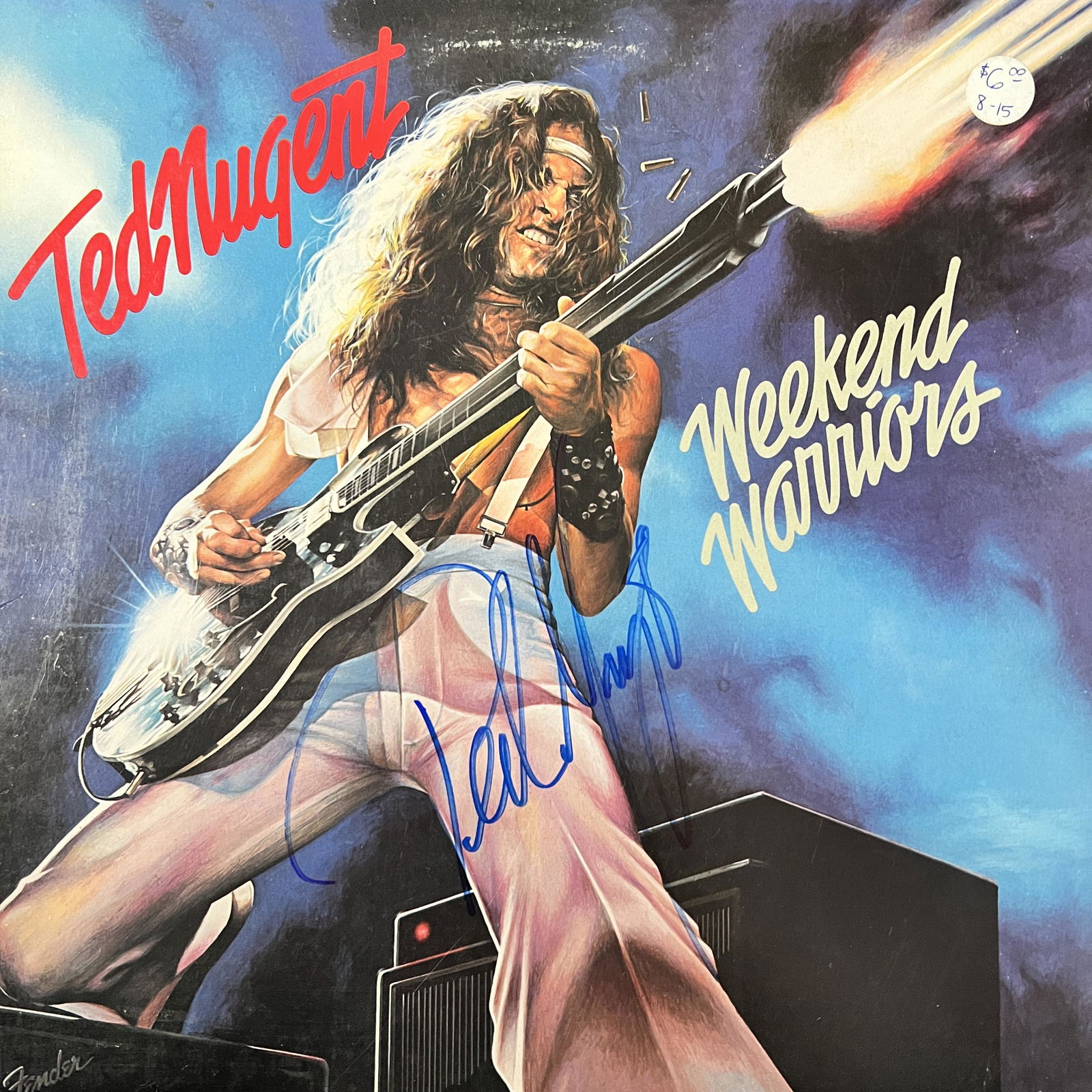 Ted Nugent Autographed Album (1 of 1)