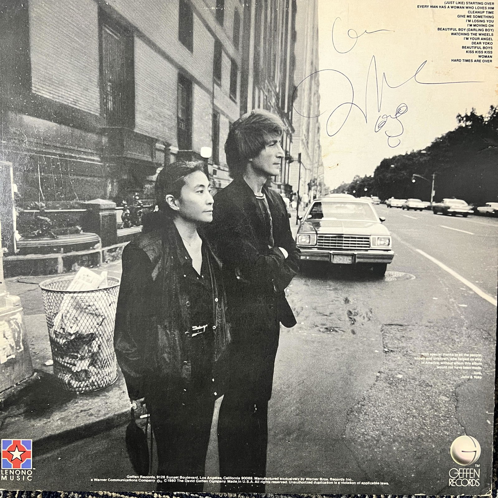 John Lennon Autographed ALBUM: Displays are not framed, and can be framed for a cost. Framed items will state they are framed in the name of the item. All signed items come with a COA. Ask any and all questions BEFORE bidding. Sign