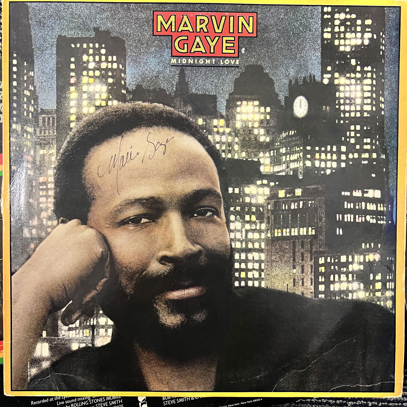Marvin Gaye Autographed Album (1 of 1)