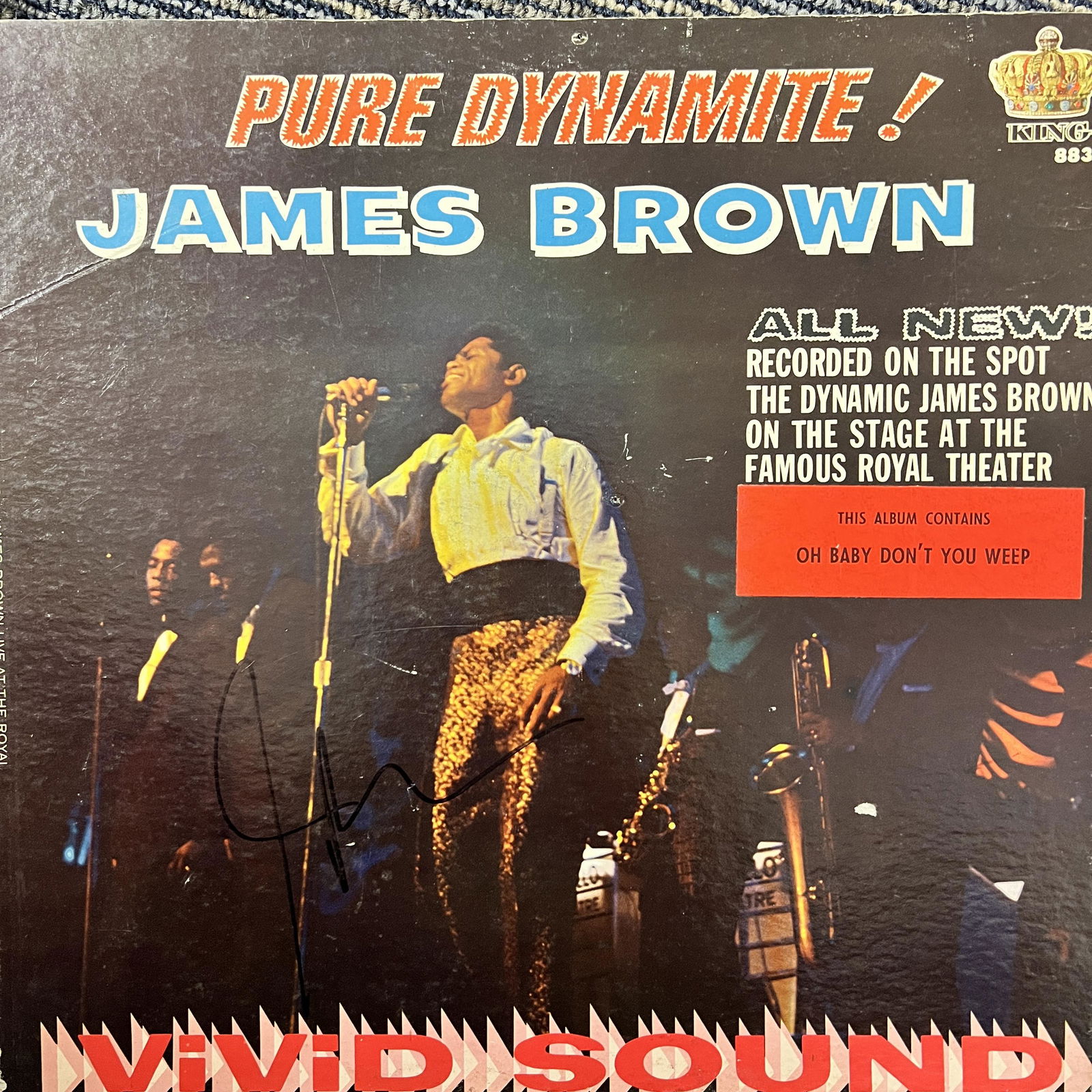 JAMES BROWN Autographed Album (1 of 1)