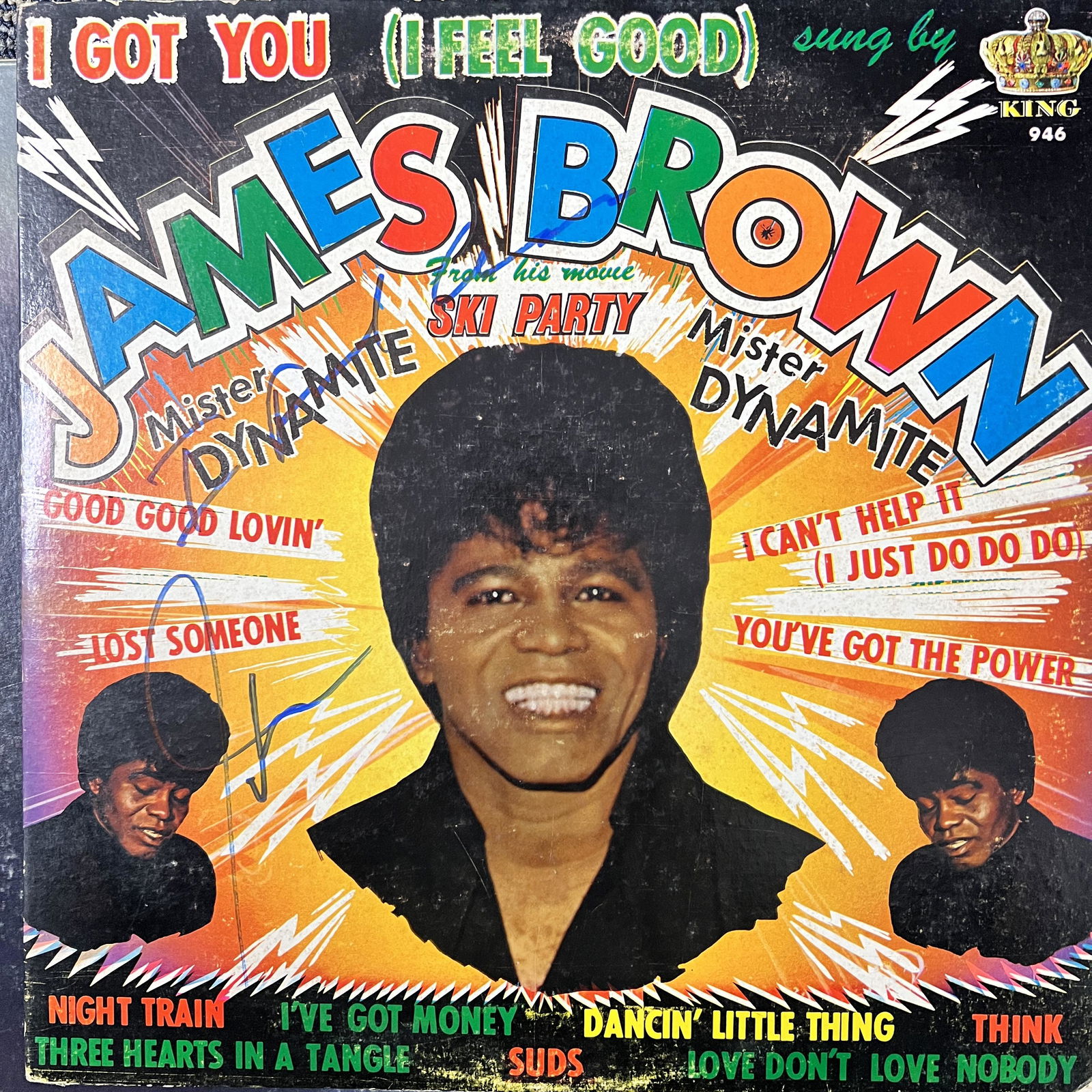 JAMES BROWN Autographed Album (1 of 1)