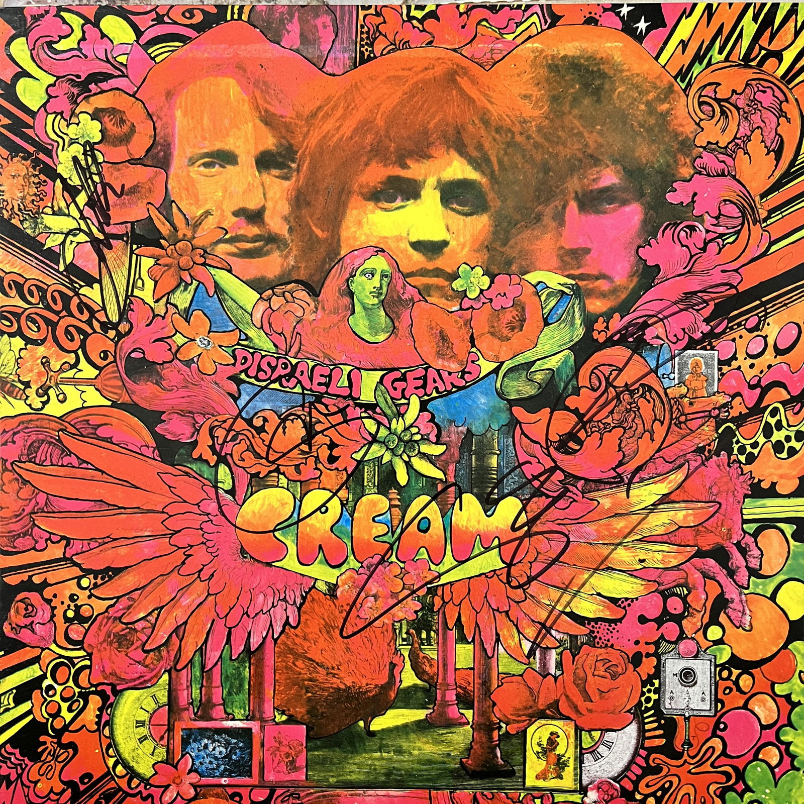 Cream Autographed Album ERIC JACK GINGER (1 of 1)