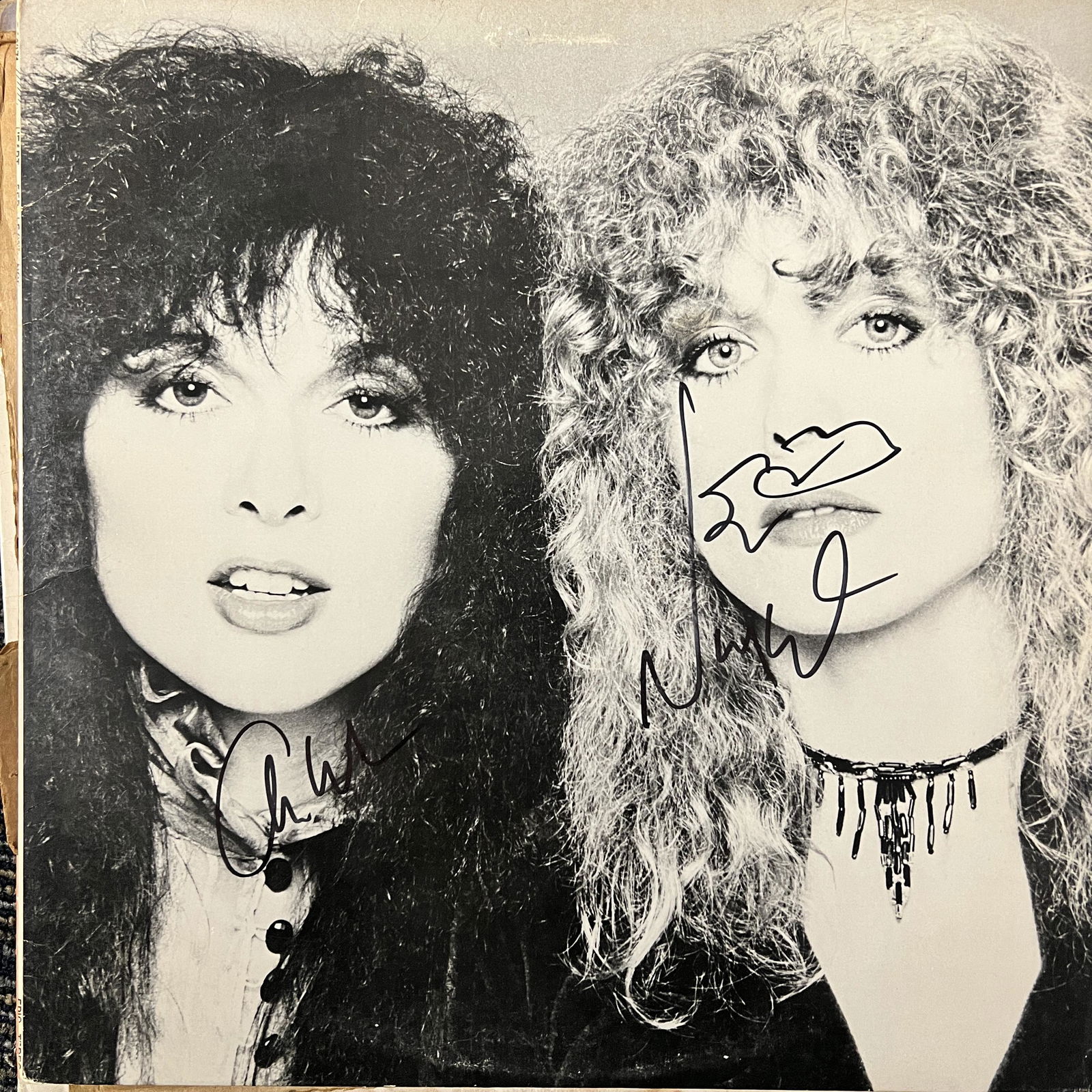 Heart Autographed Album Ann & Nancy (1 of 1)