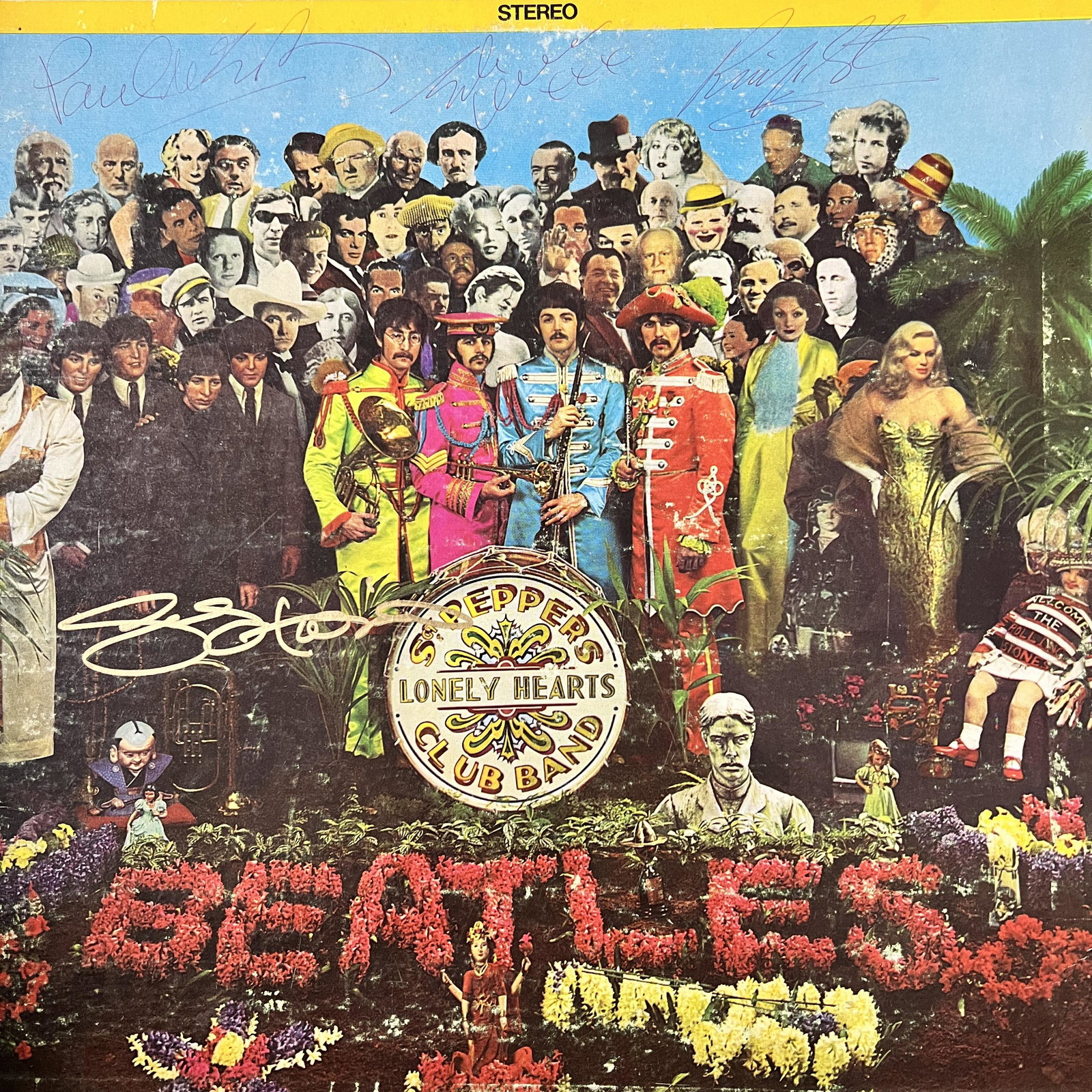 The Beatles Autographed Album All 4 Lennon (1 of 1)