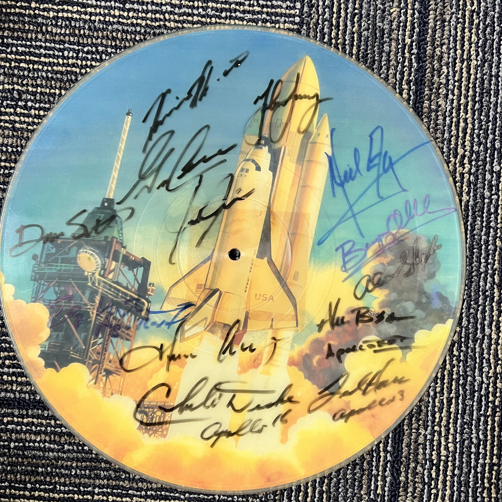 Moonwalkers Autographed Picture Disc (1 of 1)