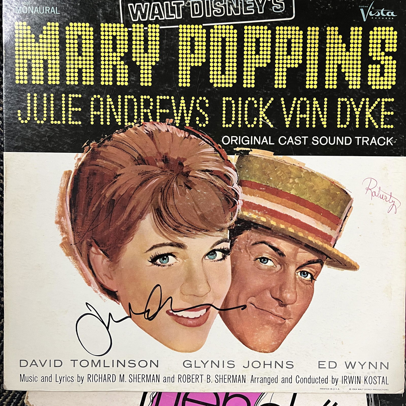 Julie Andrews Autographed Album (1 of 1)