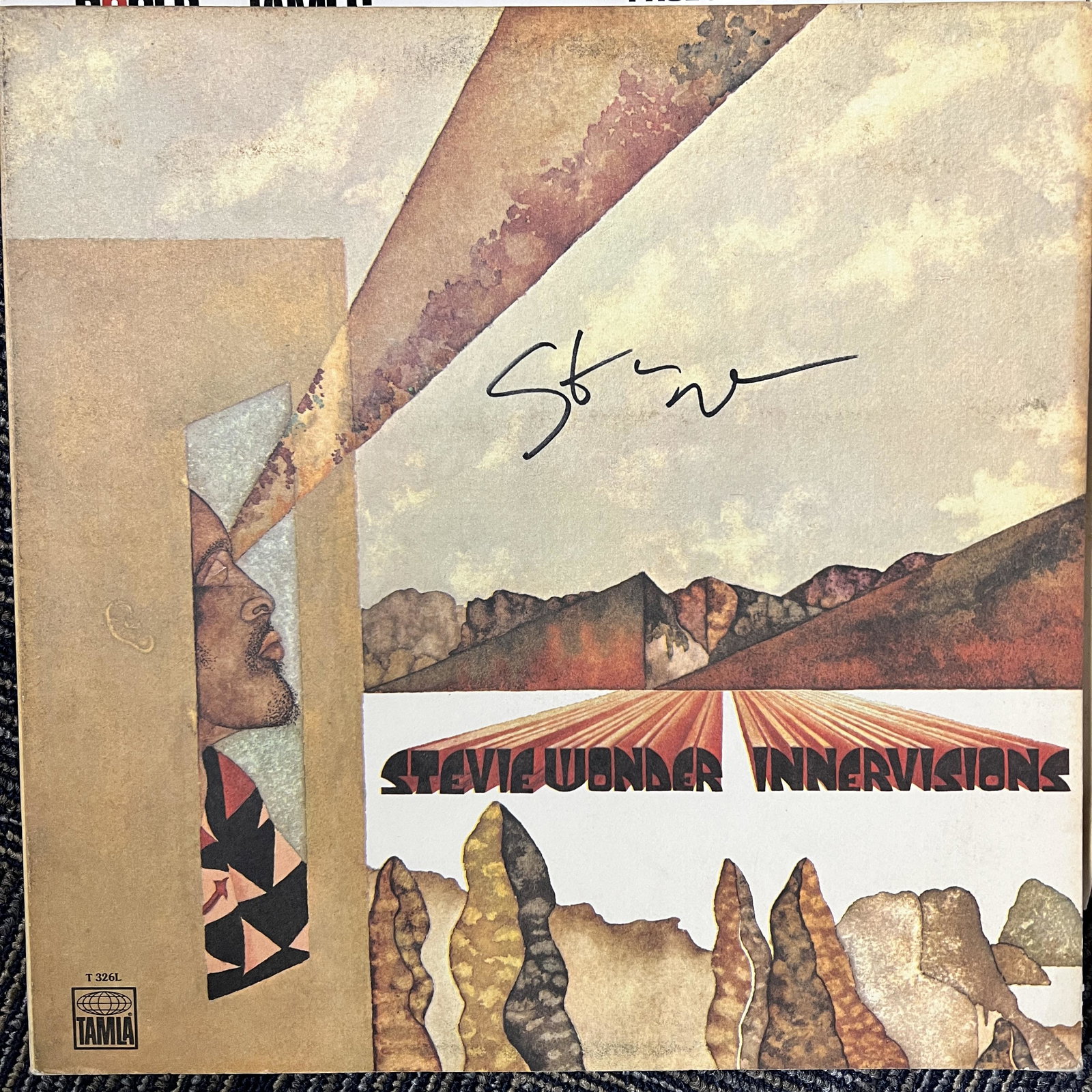 Stevie Wonder Autographed Album (1 of 1)