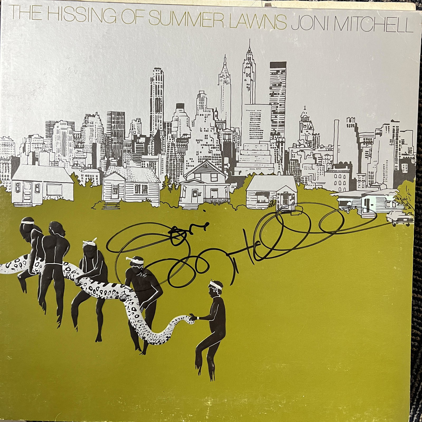 Joni Mitchell Autographed Album (1 of 1)