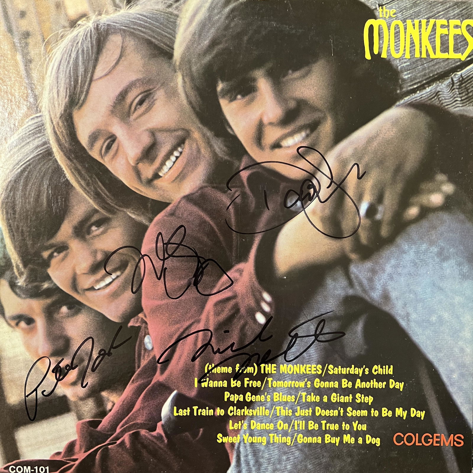 The Monkees Autographed Album (1 of 1)