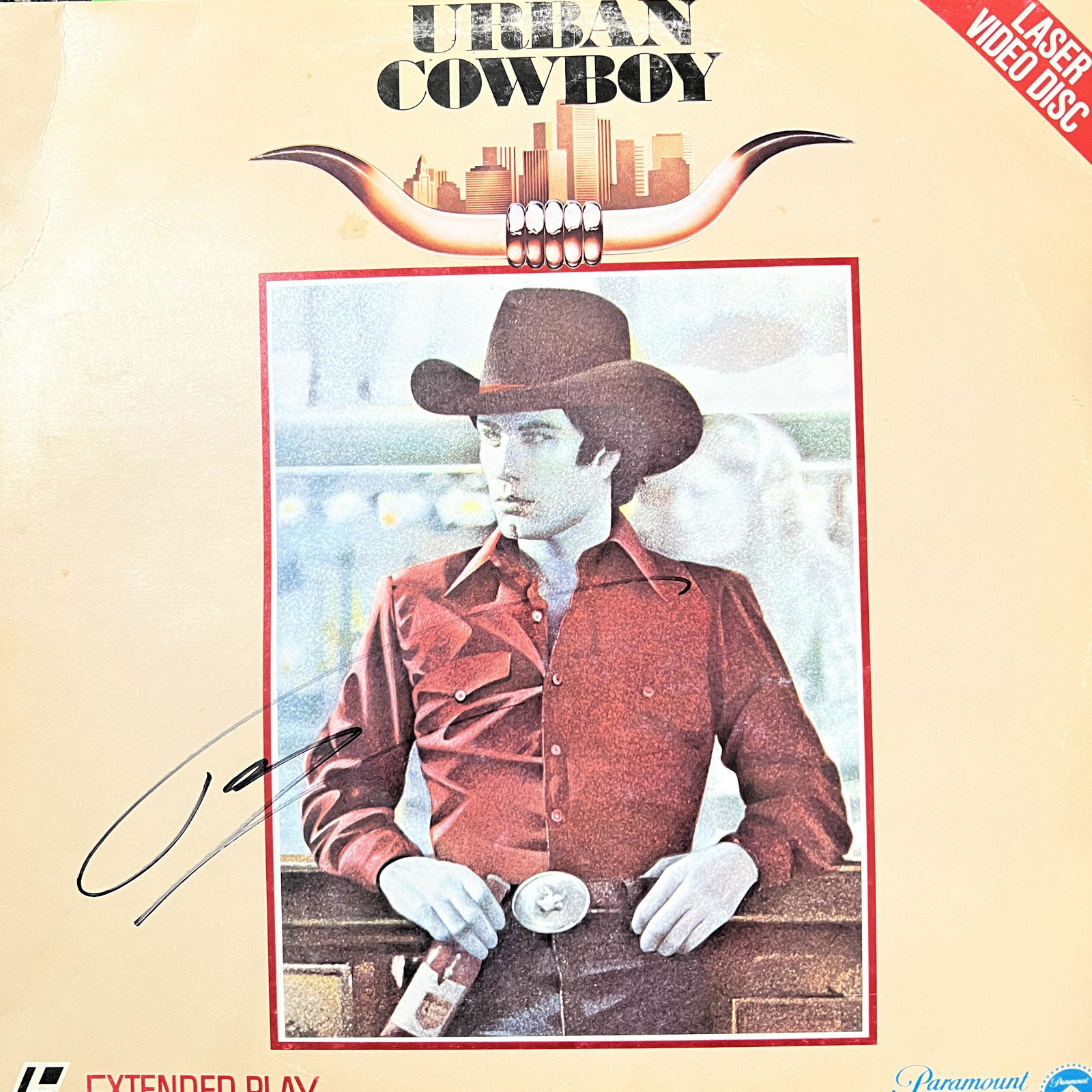 John Travolta Autographed Laserdisc (1 of 1)