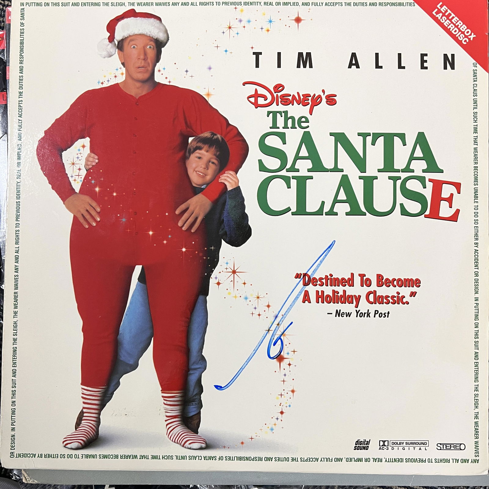 Tim Allen Autographed LASERDISC (1 of 1)