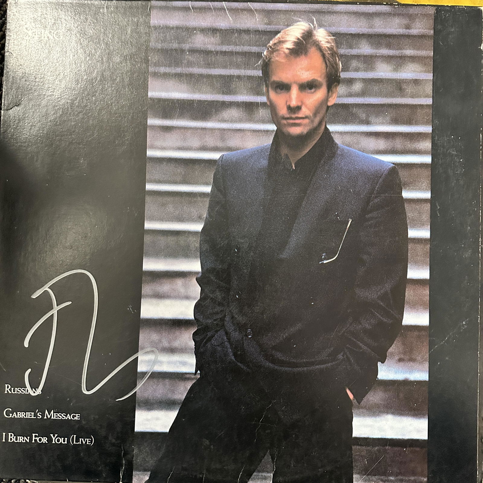 Sting Autographed Album (1 of 1)