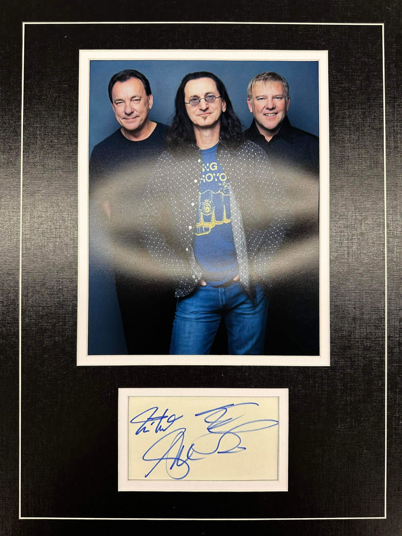 Rush Autographed Display (1 of 1)