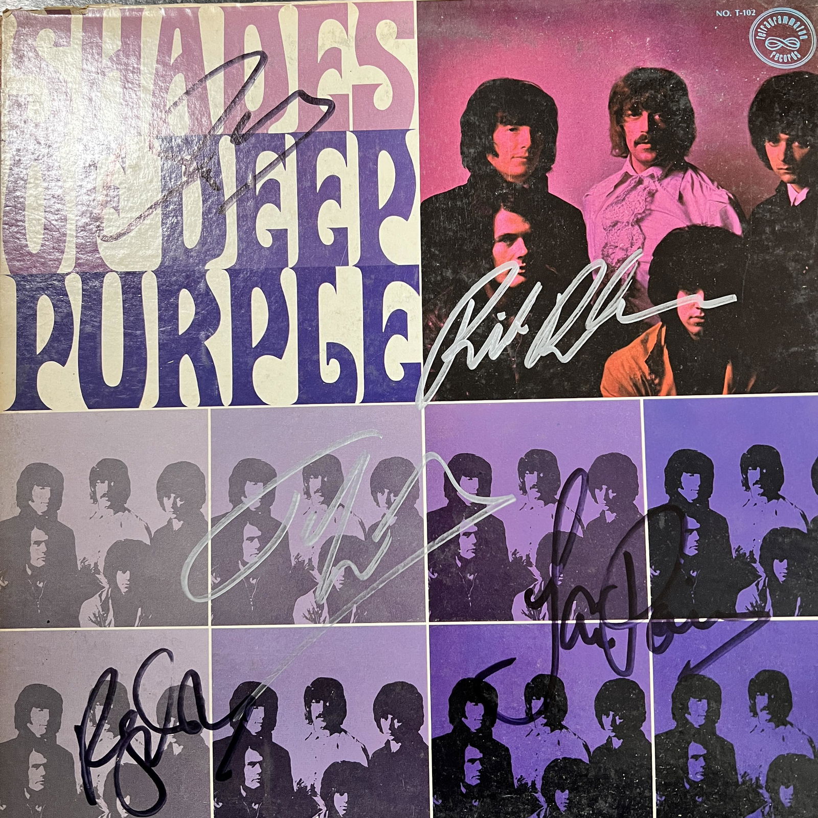 Deep Purple Autographed Album All 5 (1 of 1)