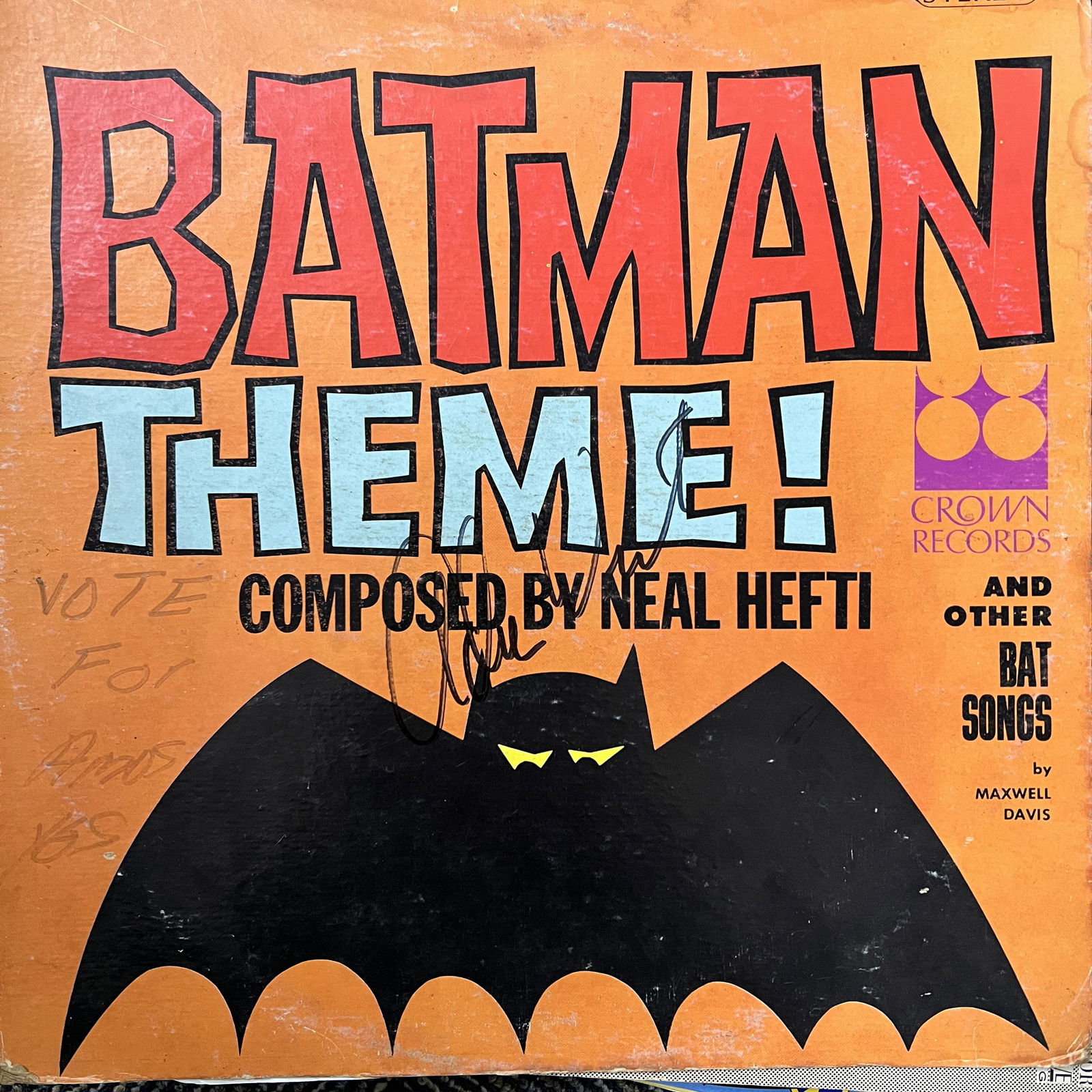 Adam West Autographed Album (1 of 1)