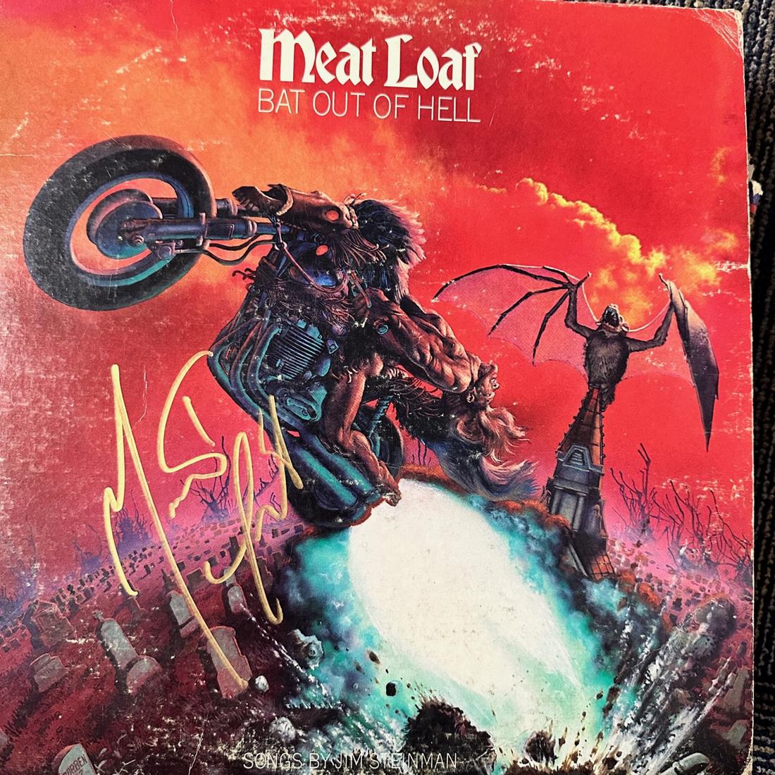 Meat Loaf Autographed Album (1 of 1)