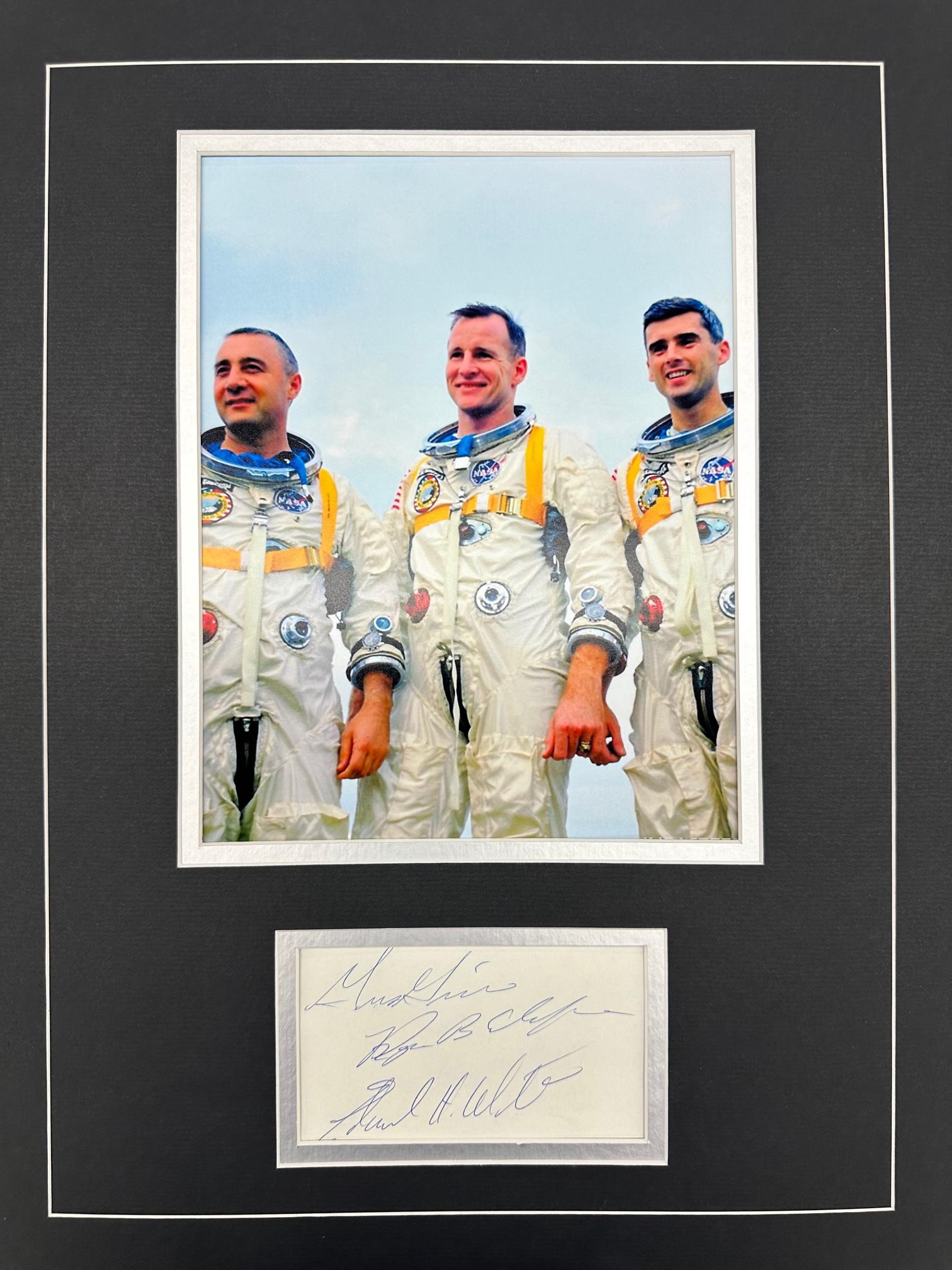 Apollo 1 Autographed Display (1 of 1)