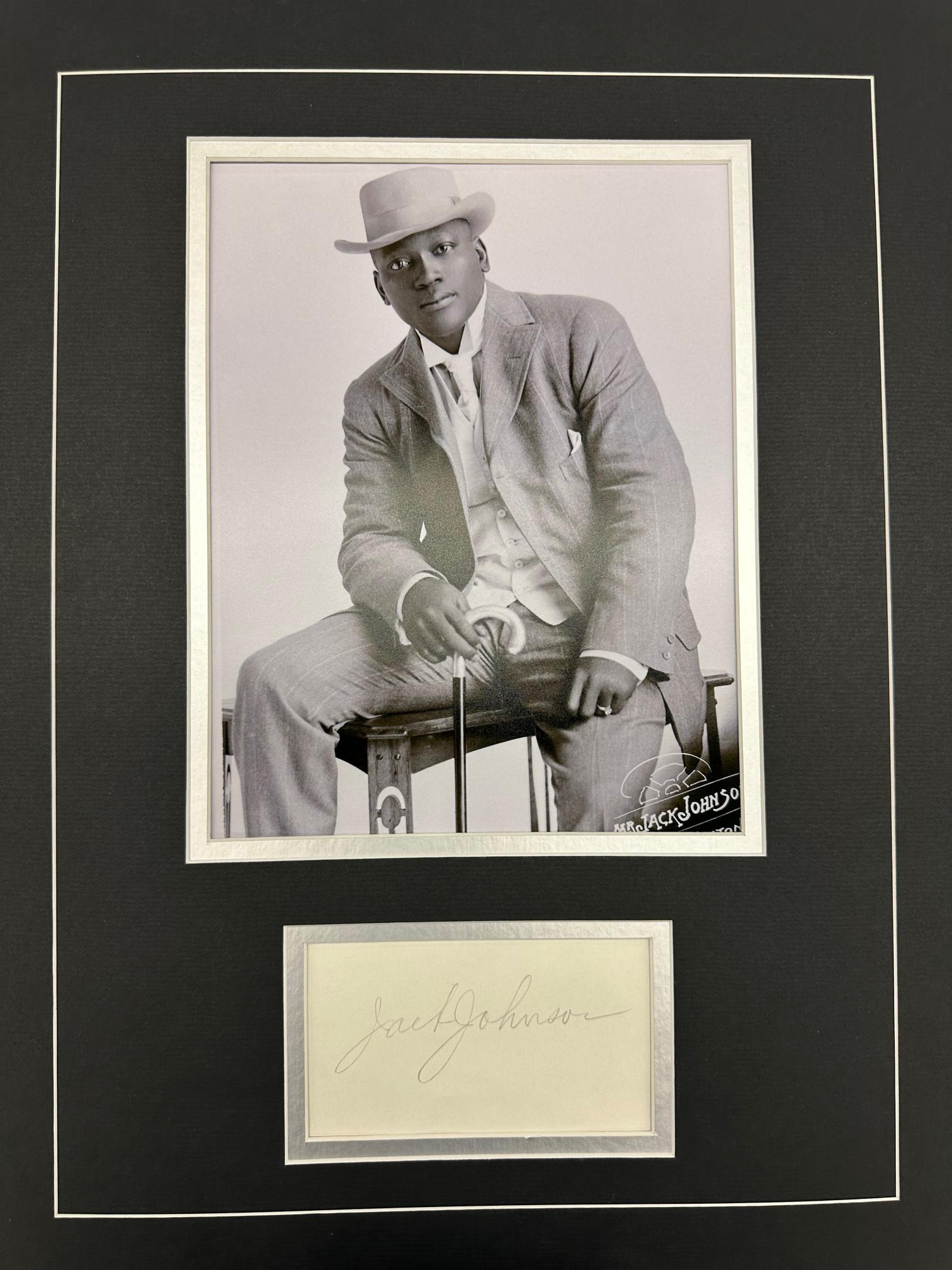 Jack Johnson Autographed Display (1 of 1)