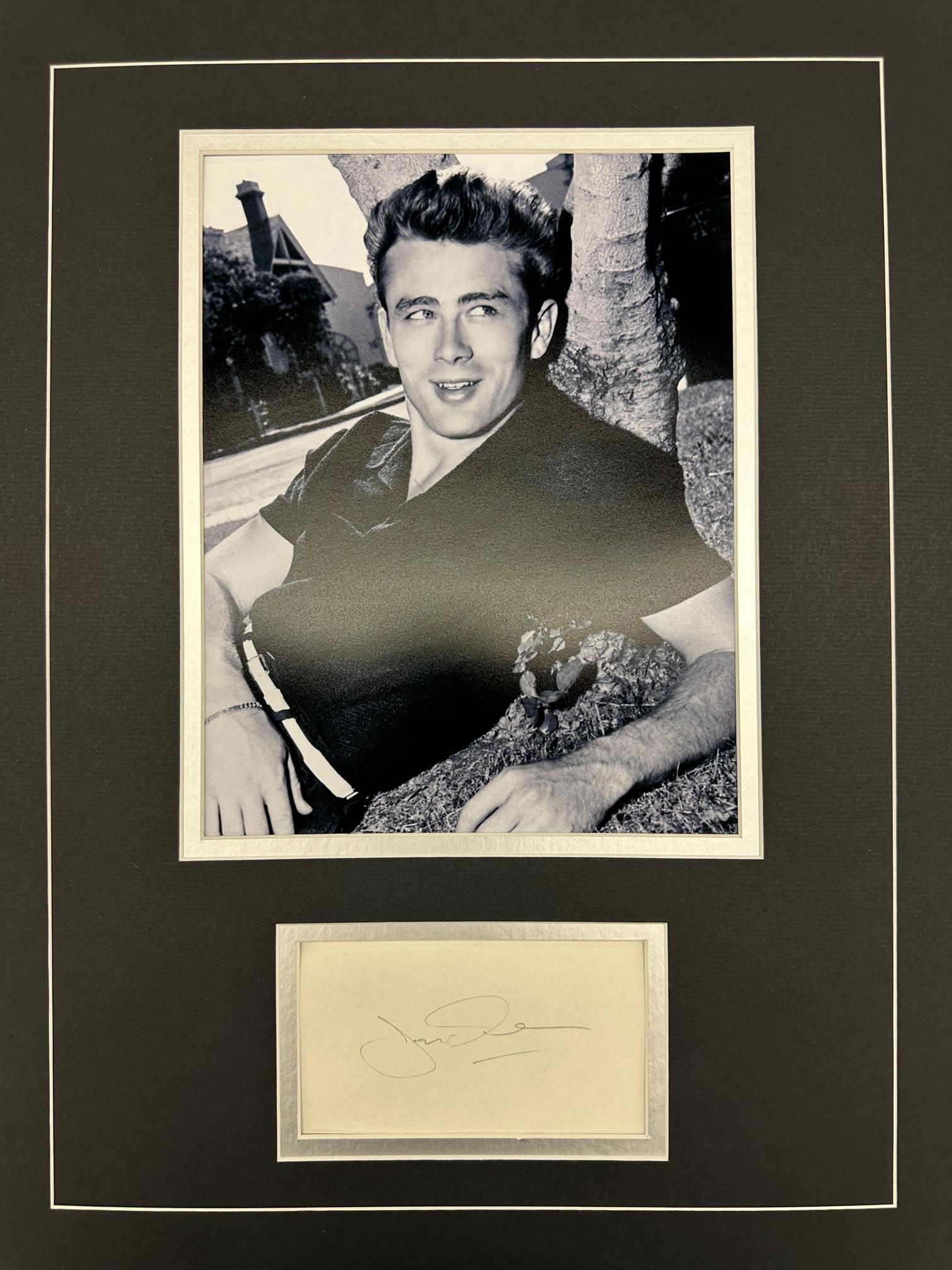 James Dean Autographed Display (1 of 1)